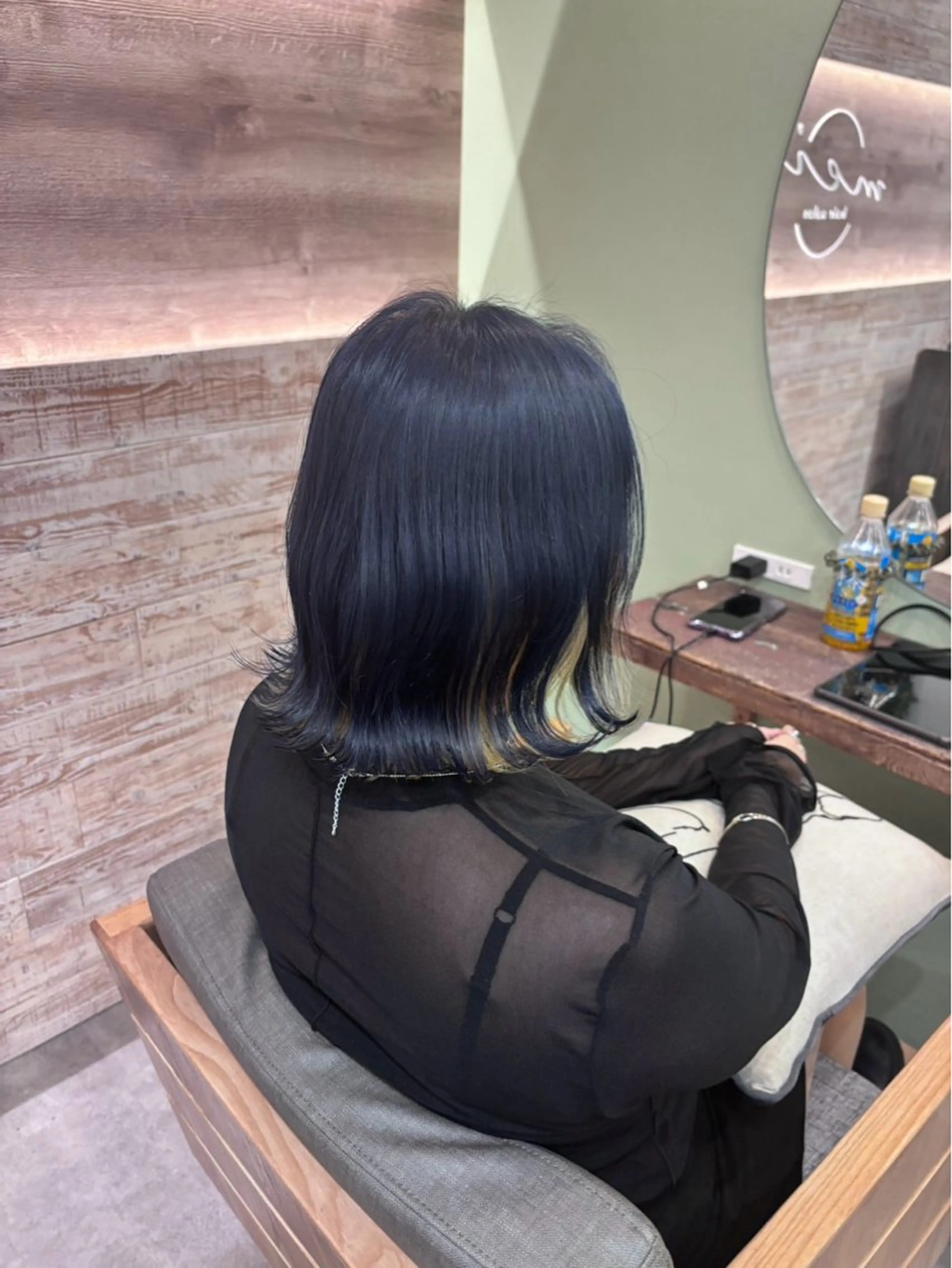 セミロング カラー ヘアカラー トリートメント 池袋/艶カラー✖️ ☘️DEMURAのヘアスタイル