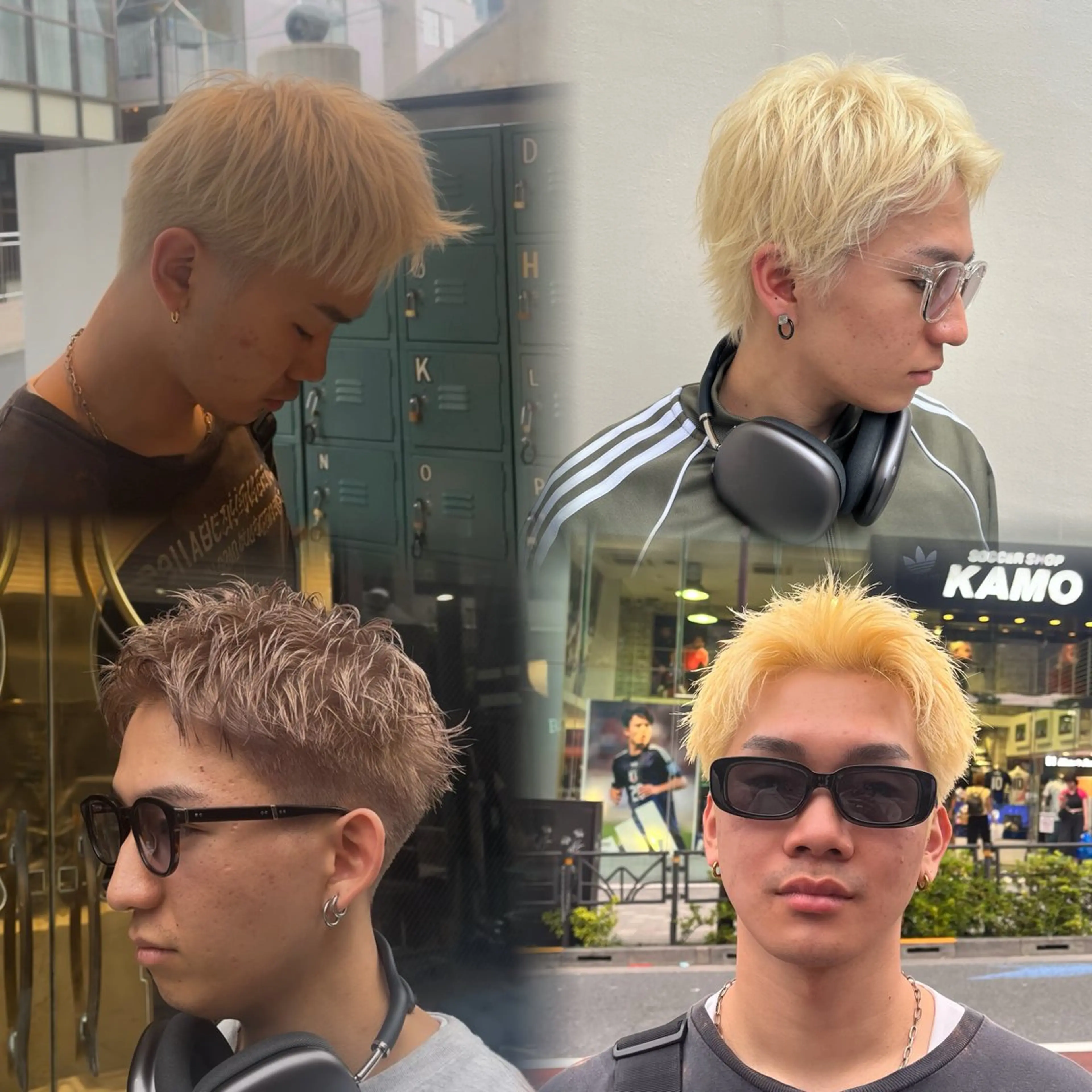 ショート メンズ ヘアカラー トリートメント ⚜️ブリーチ× 透明感✨Hayatoのヘアスタイル