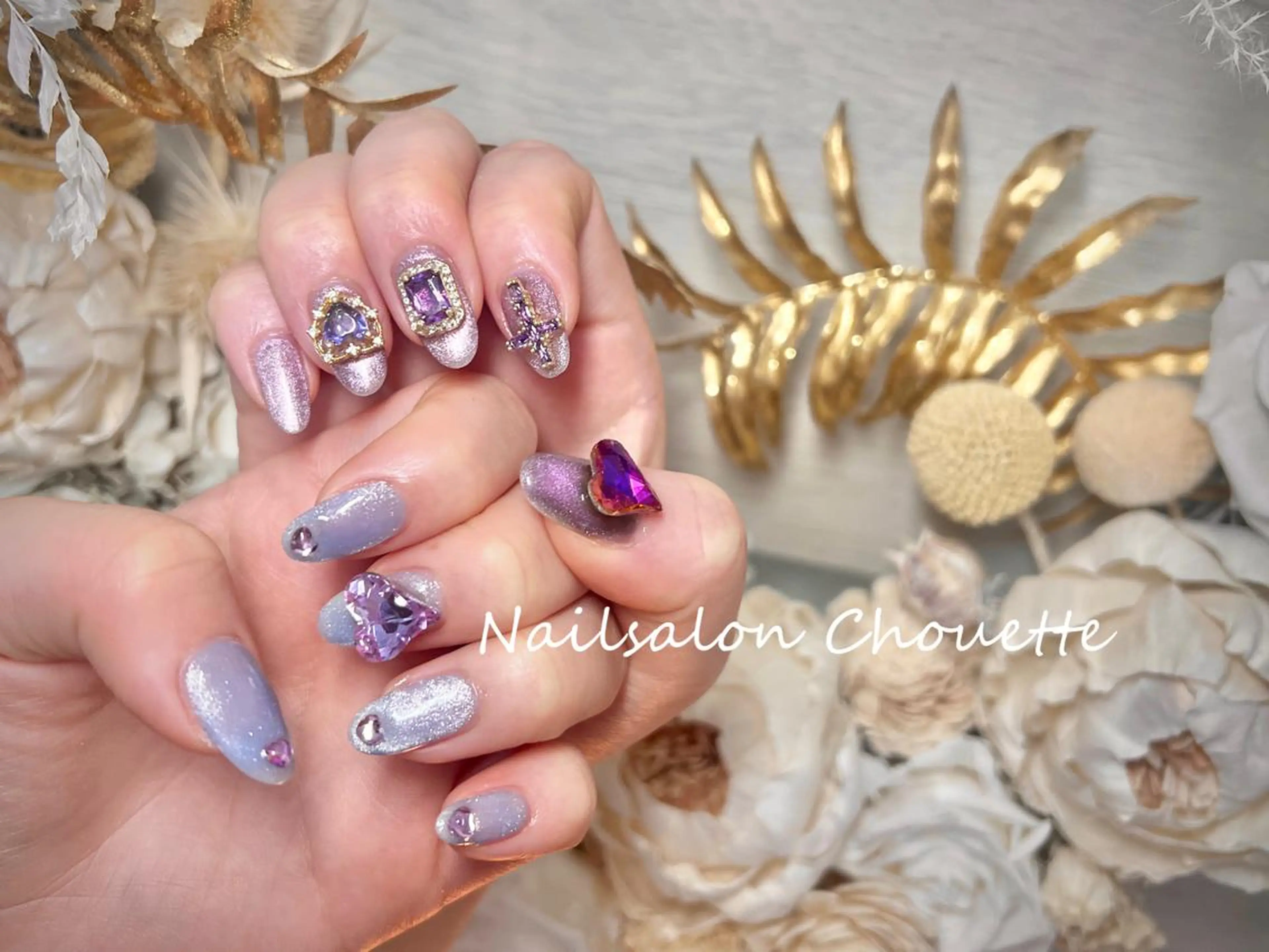 セミロング フットネイル Chouette Nailのネイルデザイン