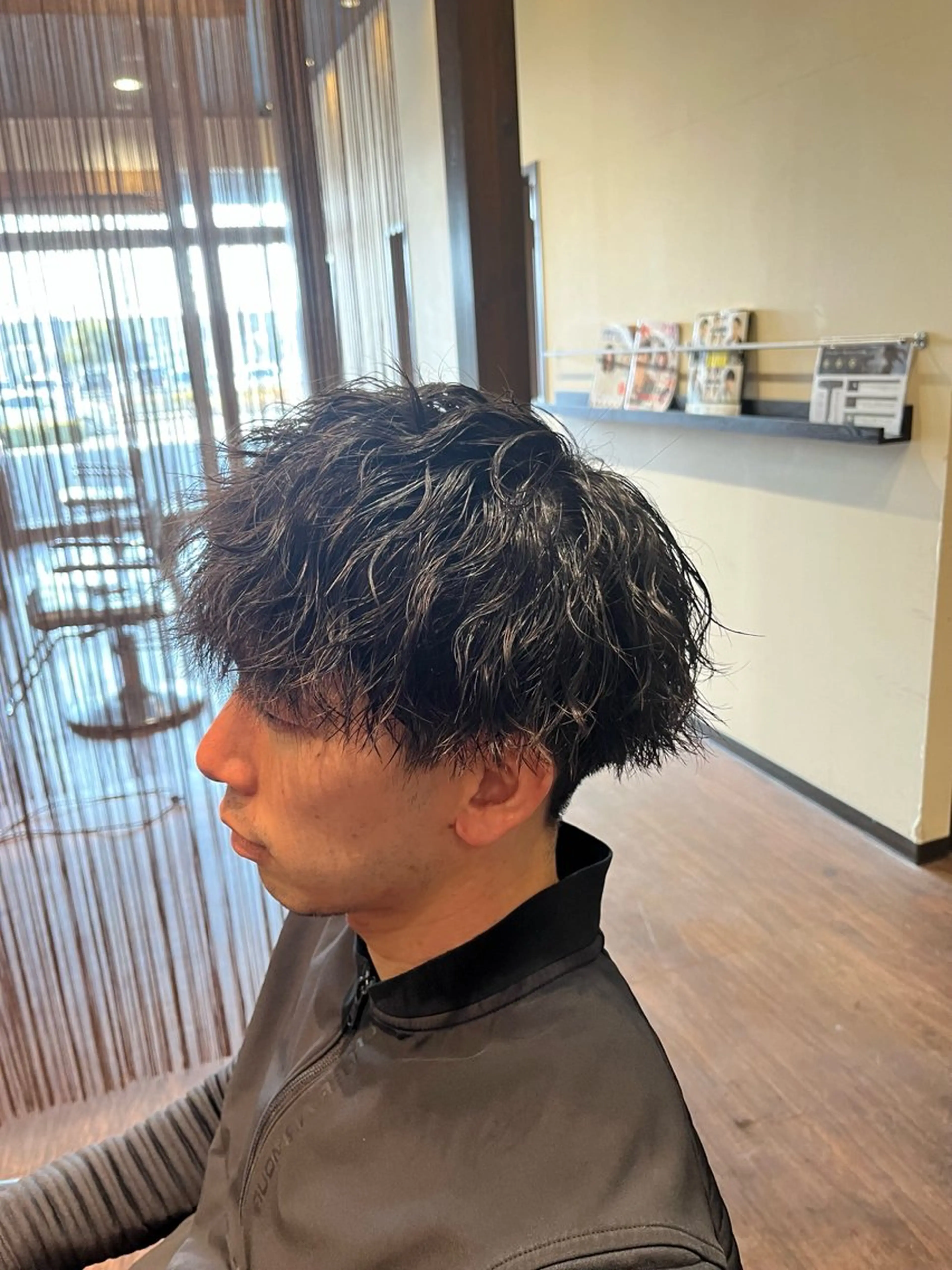 メンズパーマ(カット無し)の写真