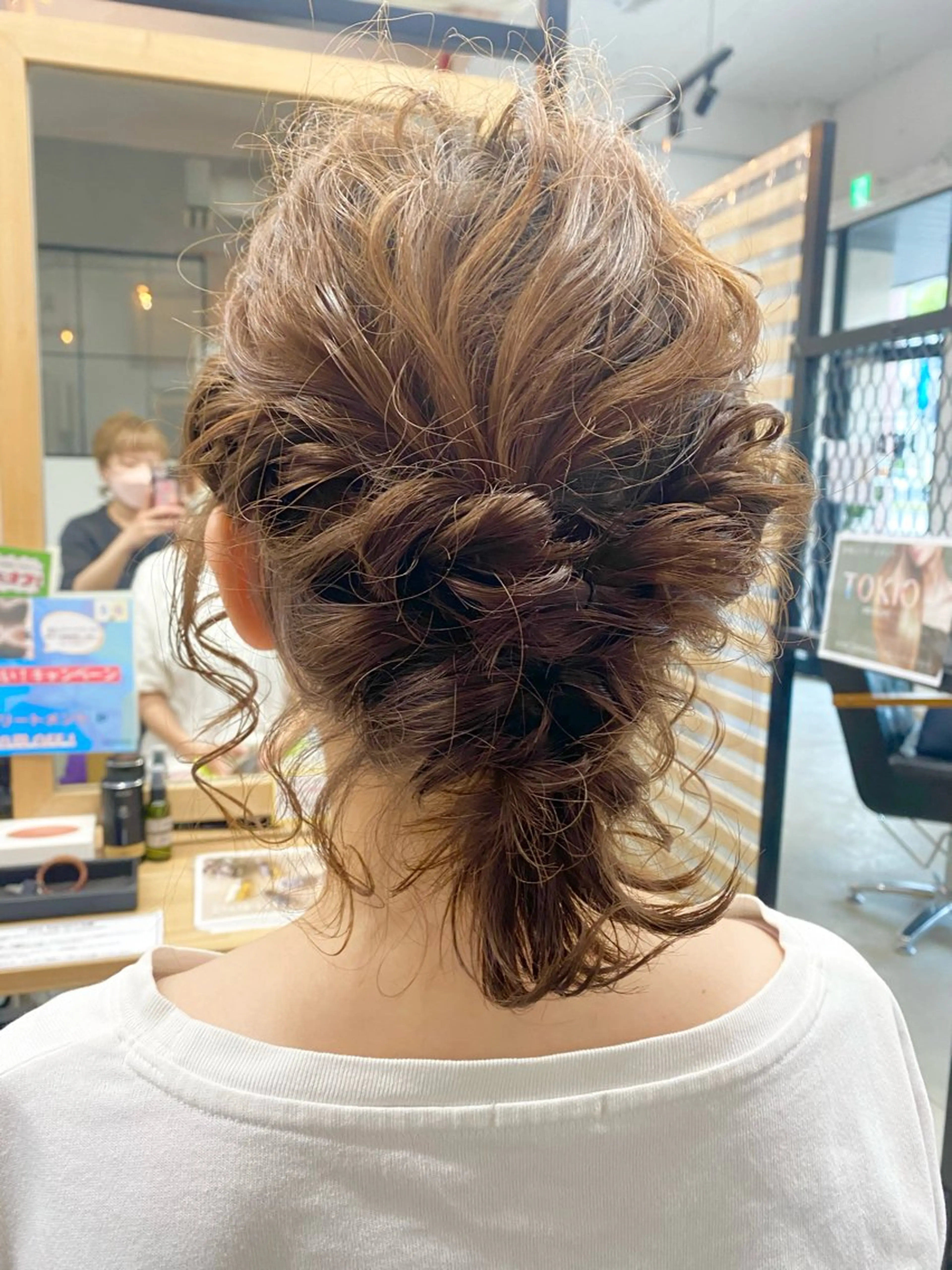 ヘアアレンジ ボブ 艶髪🌟髪質改善✨ Zinaヤマダ チサのヘアスタイル