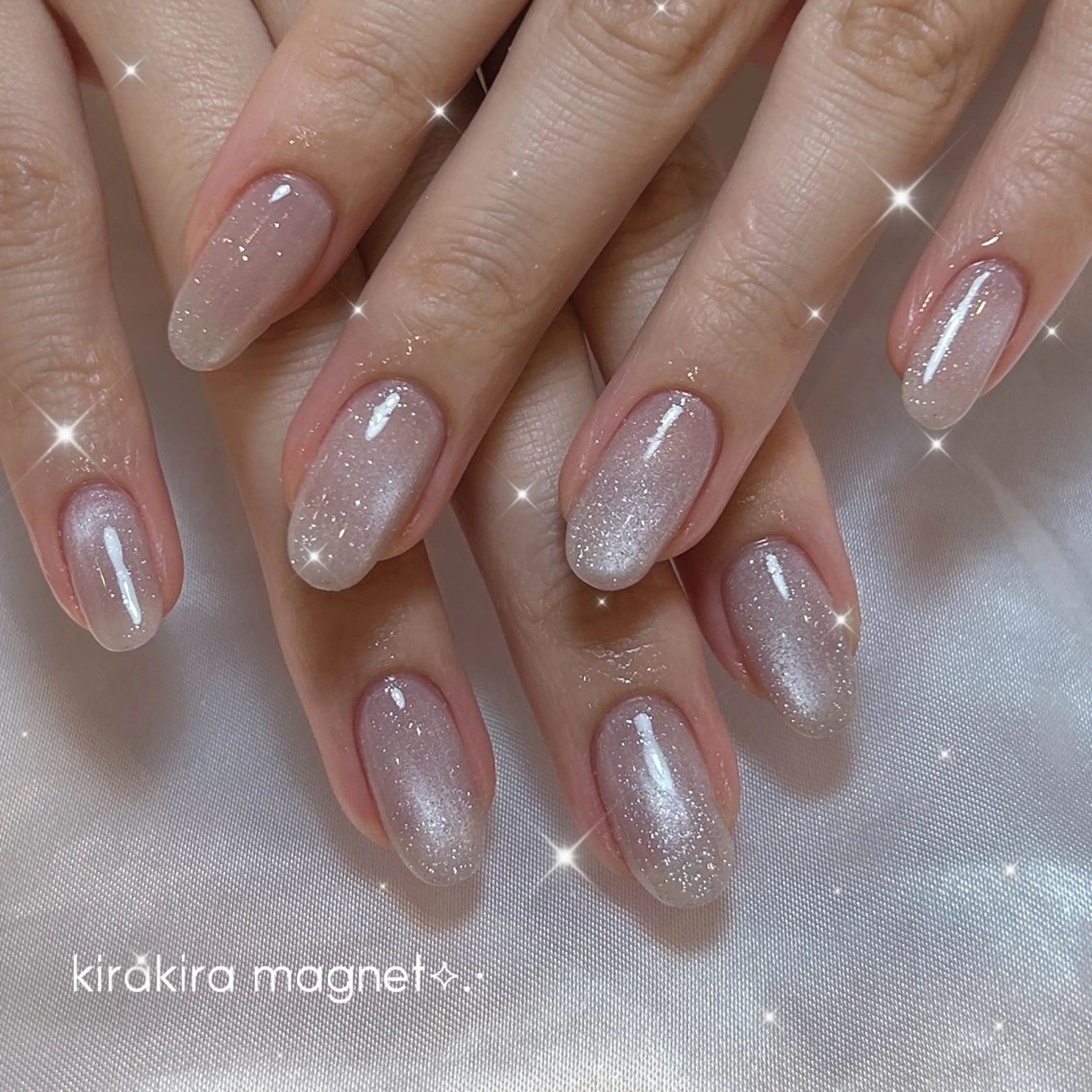 ネイル キラキラネイル マグネットネイル ハンドネイル sayuri ໒꒱のネイルデザイン
