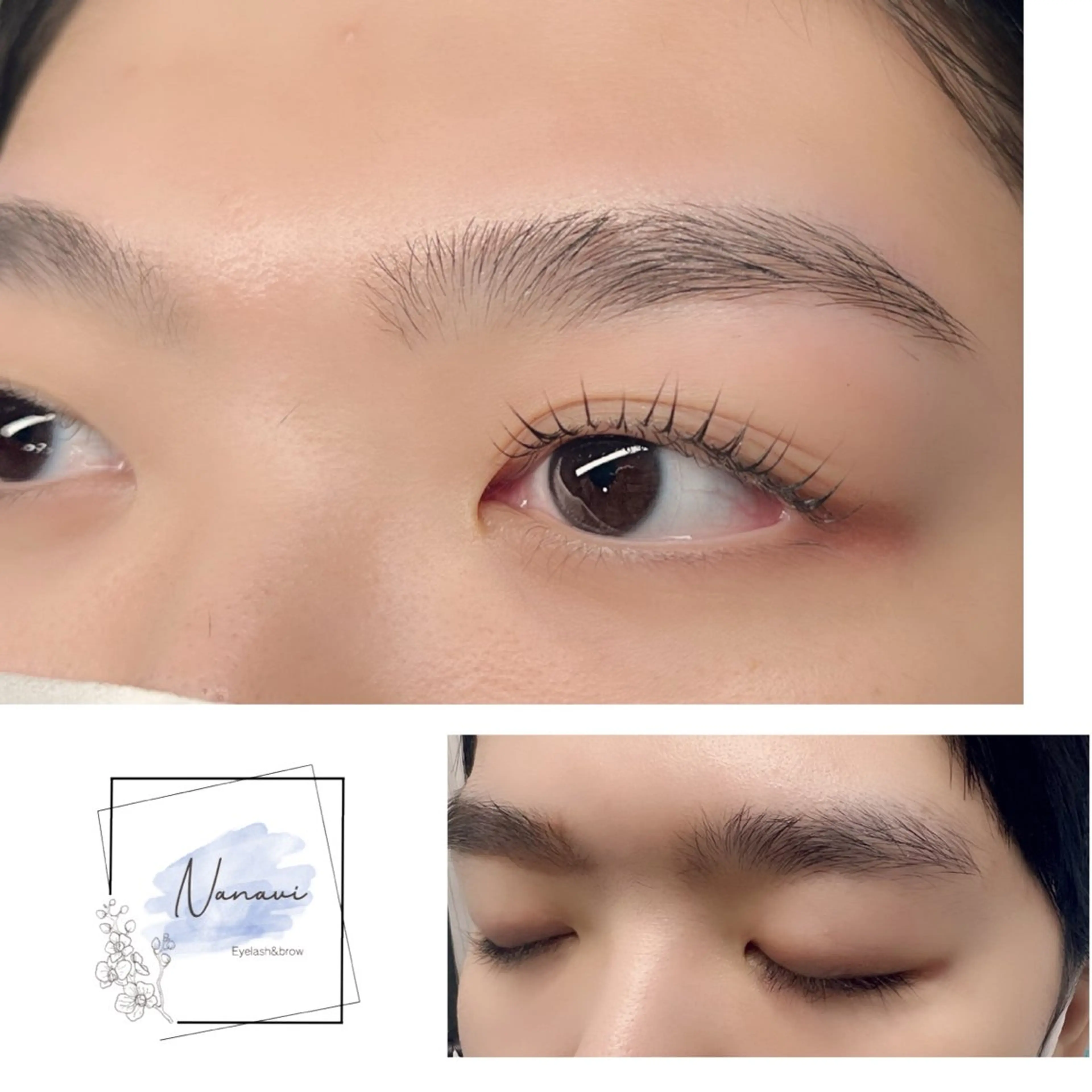 アイブロウ マツパ Nanavi 鮎川のマツエク・マツパデザイン