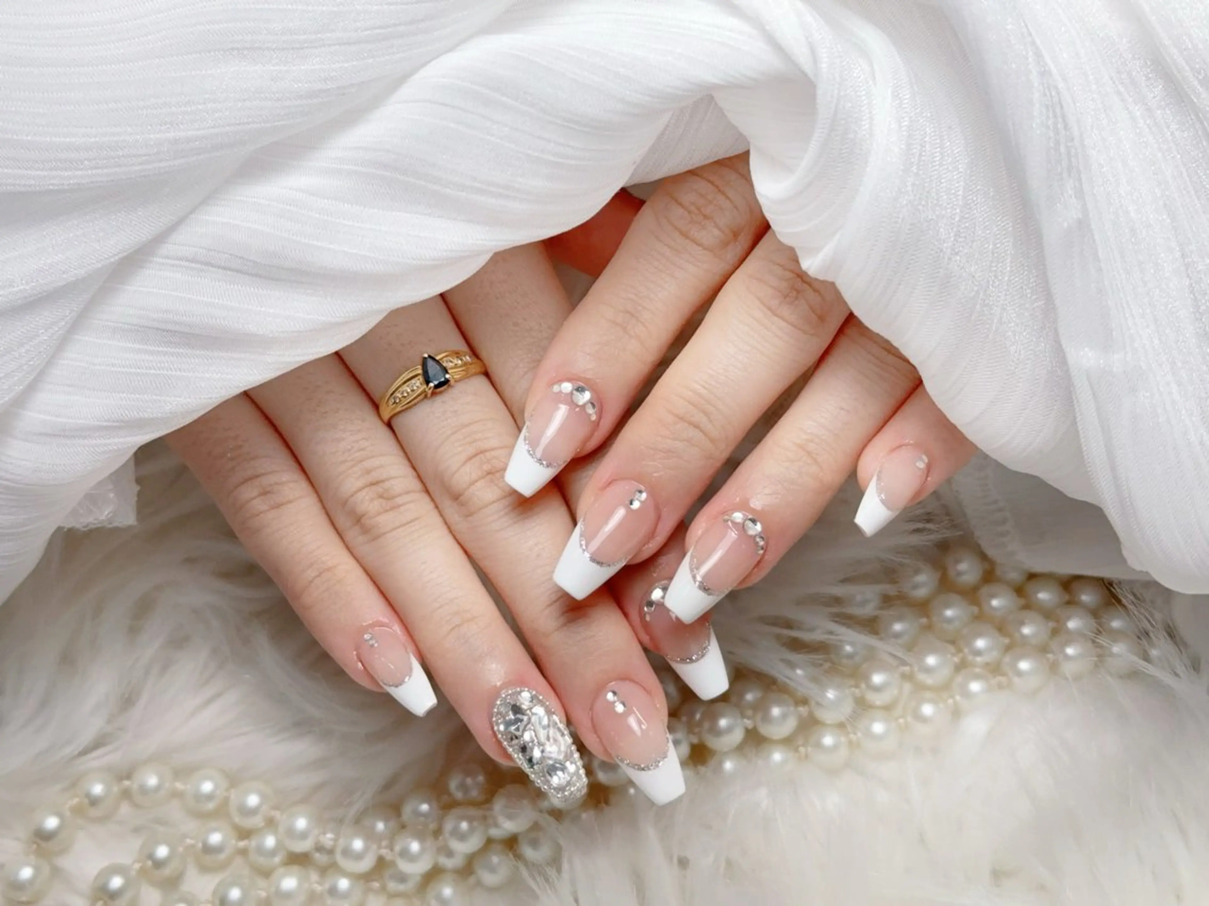 持ち込みデザイン✨アート5本以上🩵パーツ追加料金なしの写真