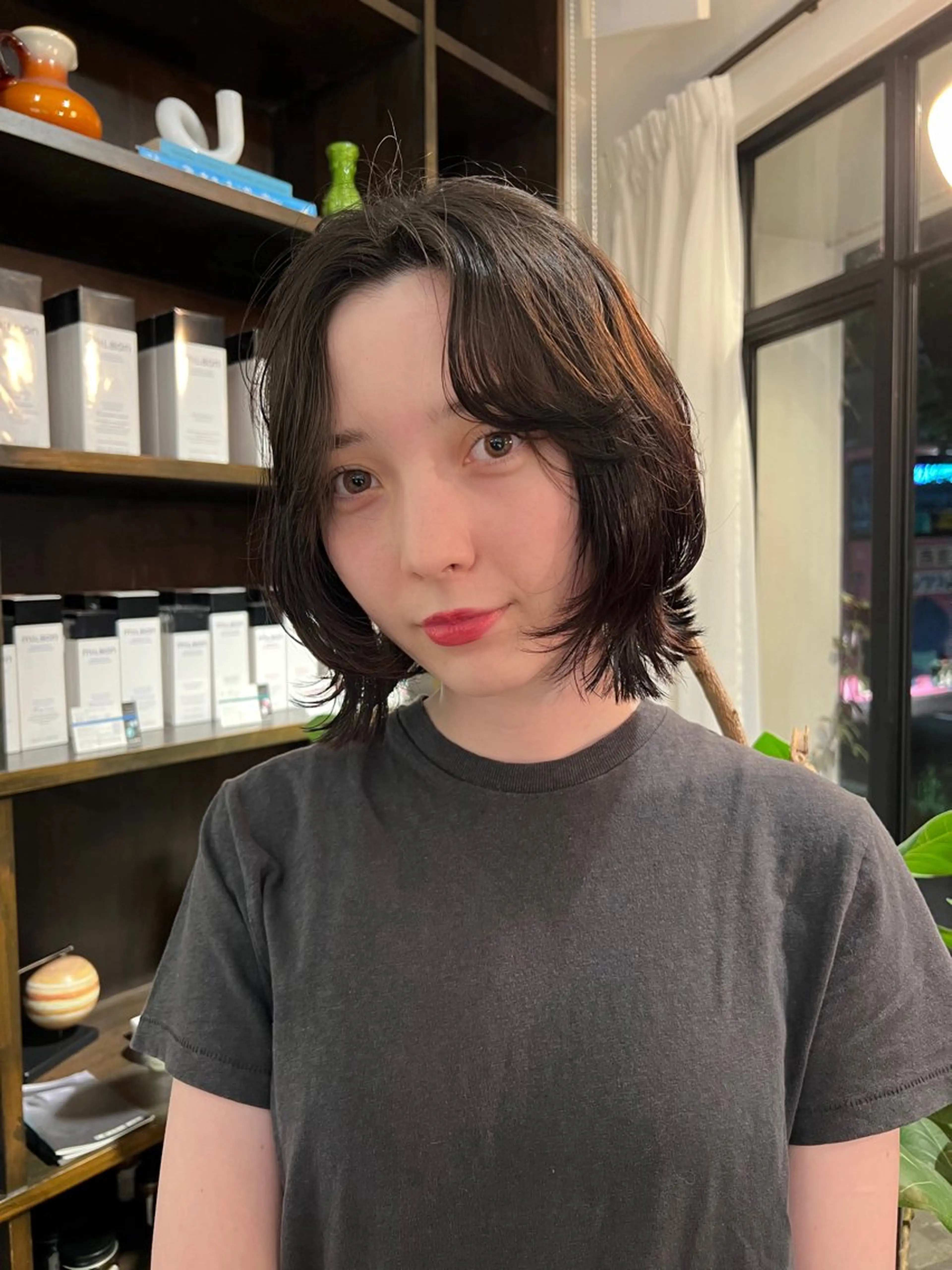 ミディアム ボブ 外ハネヘア カットモデル募集 hiyo🐣🫧のヘアスタイル