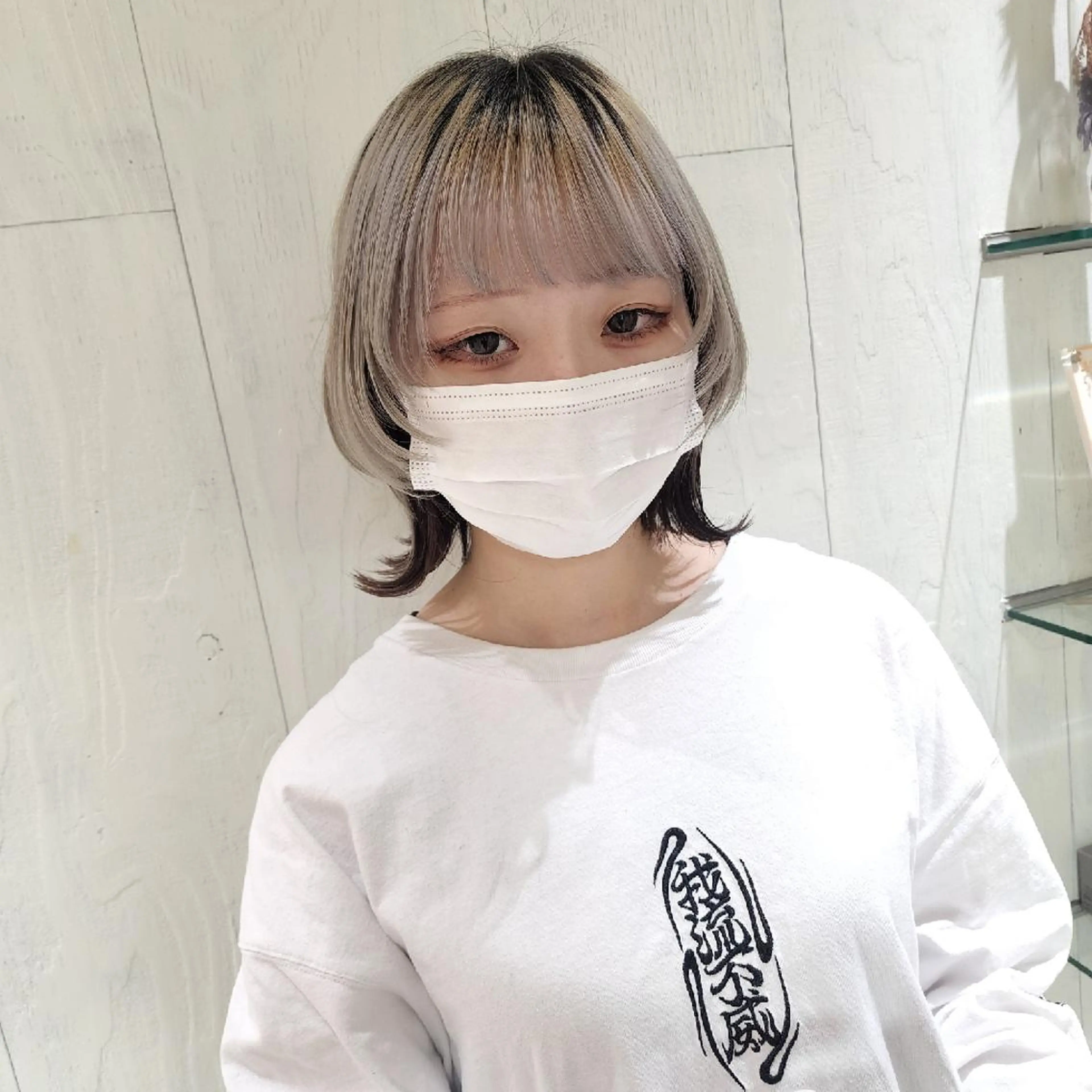 ショート カラー ショートヘア ウルフカット カット ヘアカラー トリートメント レイヤーカット/ ウルフカット/大橋 のヘアスタイル