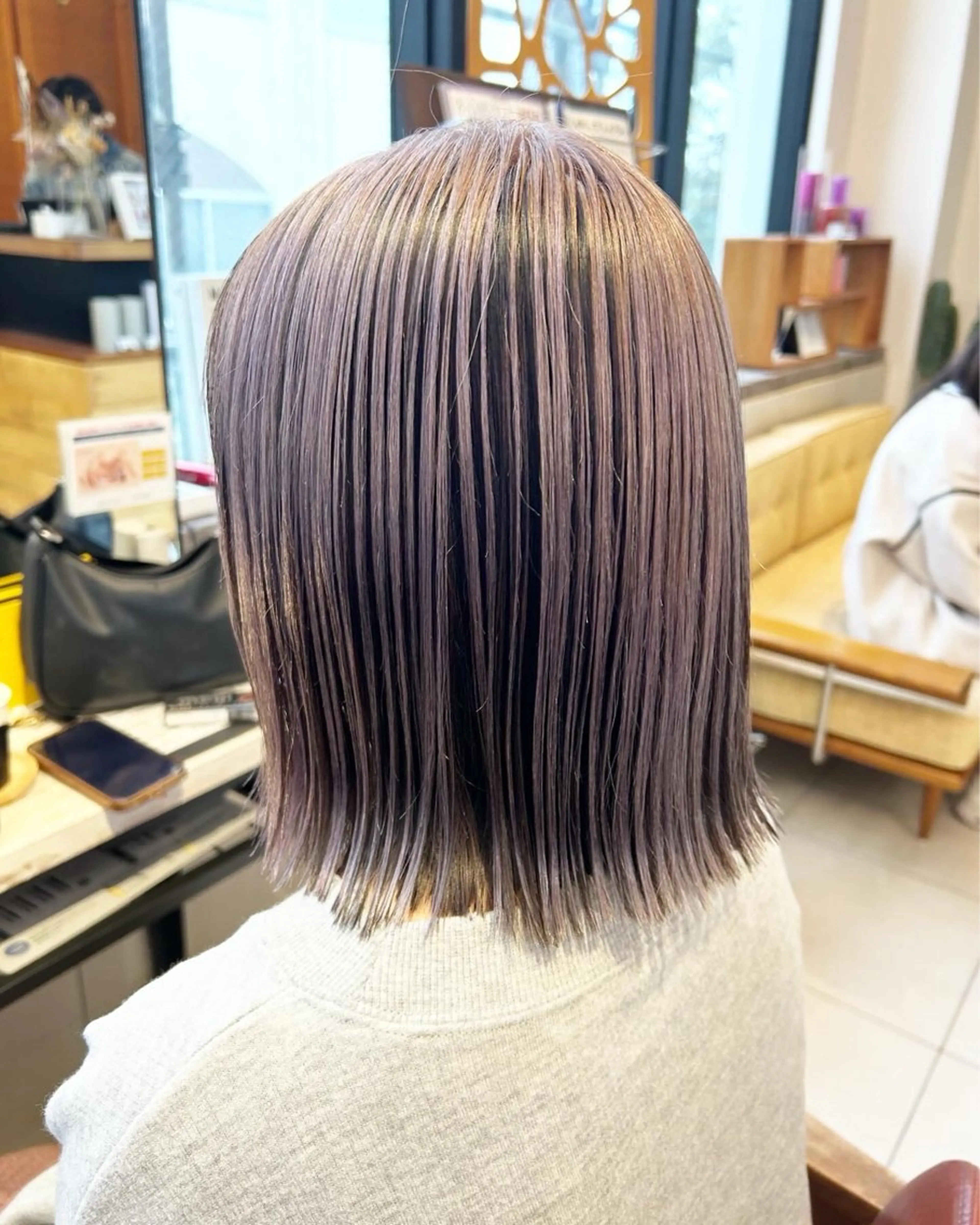 ミディアム カラー ヘアカラー 艶カラー/耳つぼ/ 渡辺奈緒のその他イメージ