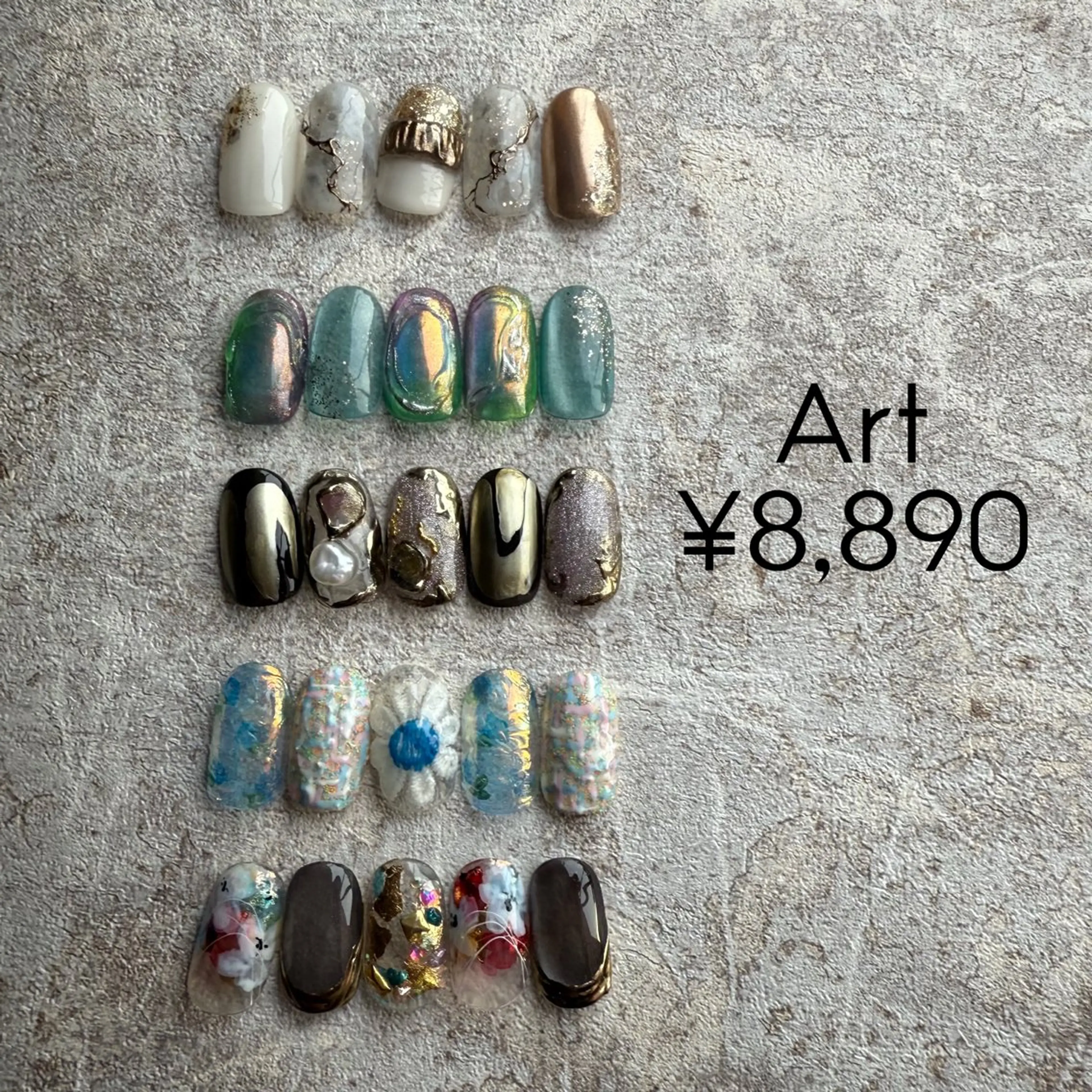 定額ネイル（デザイン）➕パラフィンパック付き！の写真