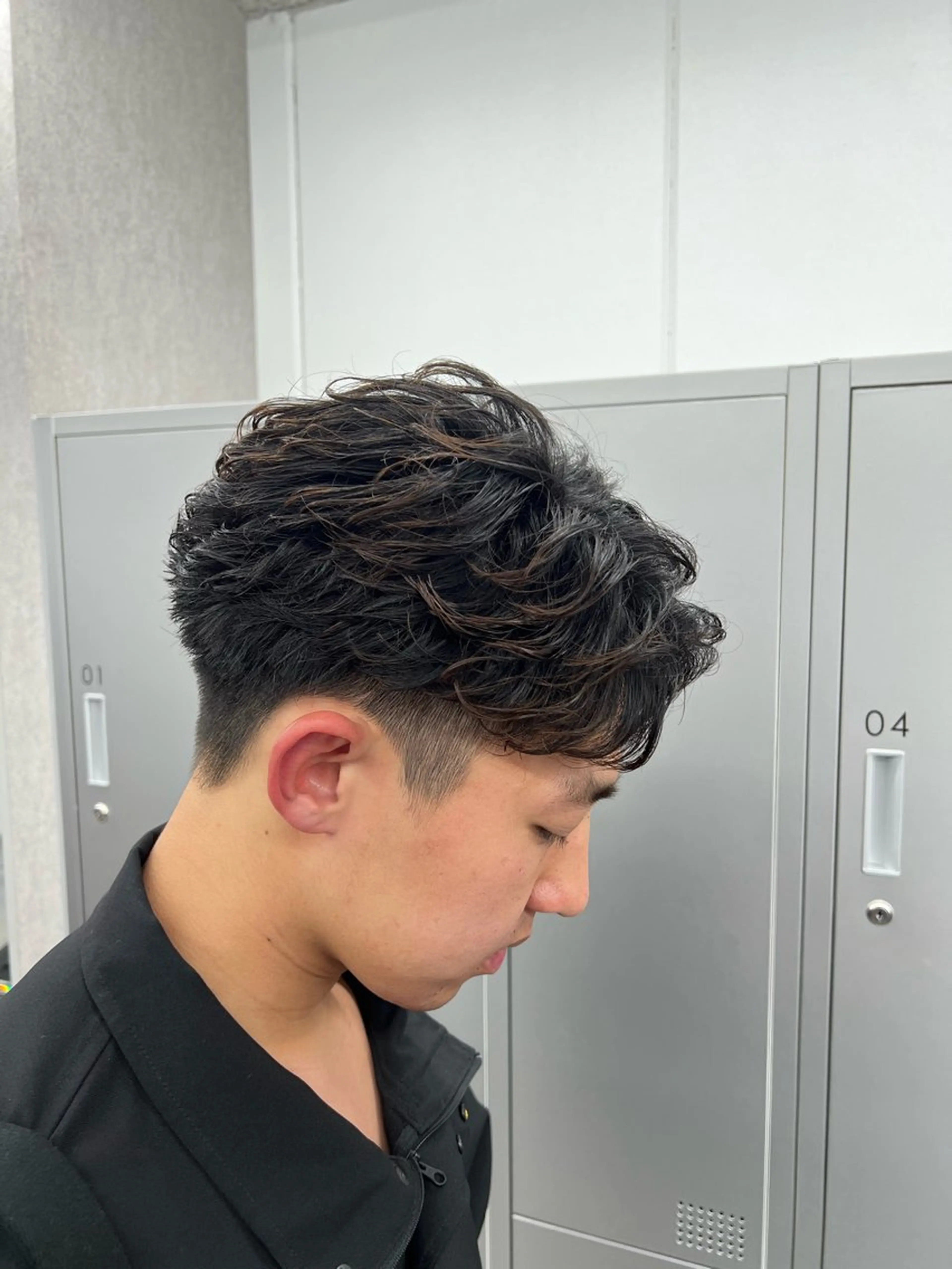 パーマ メンズ カット ヘアカラー 縮毛矯正 美髪縮毛矯正/曲がる 縮毛矯正/佐野友尉のヘアスタイル