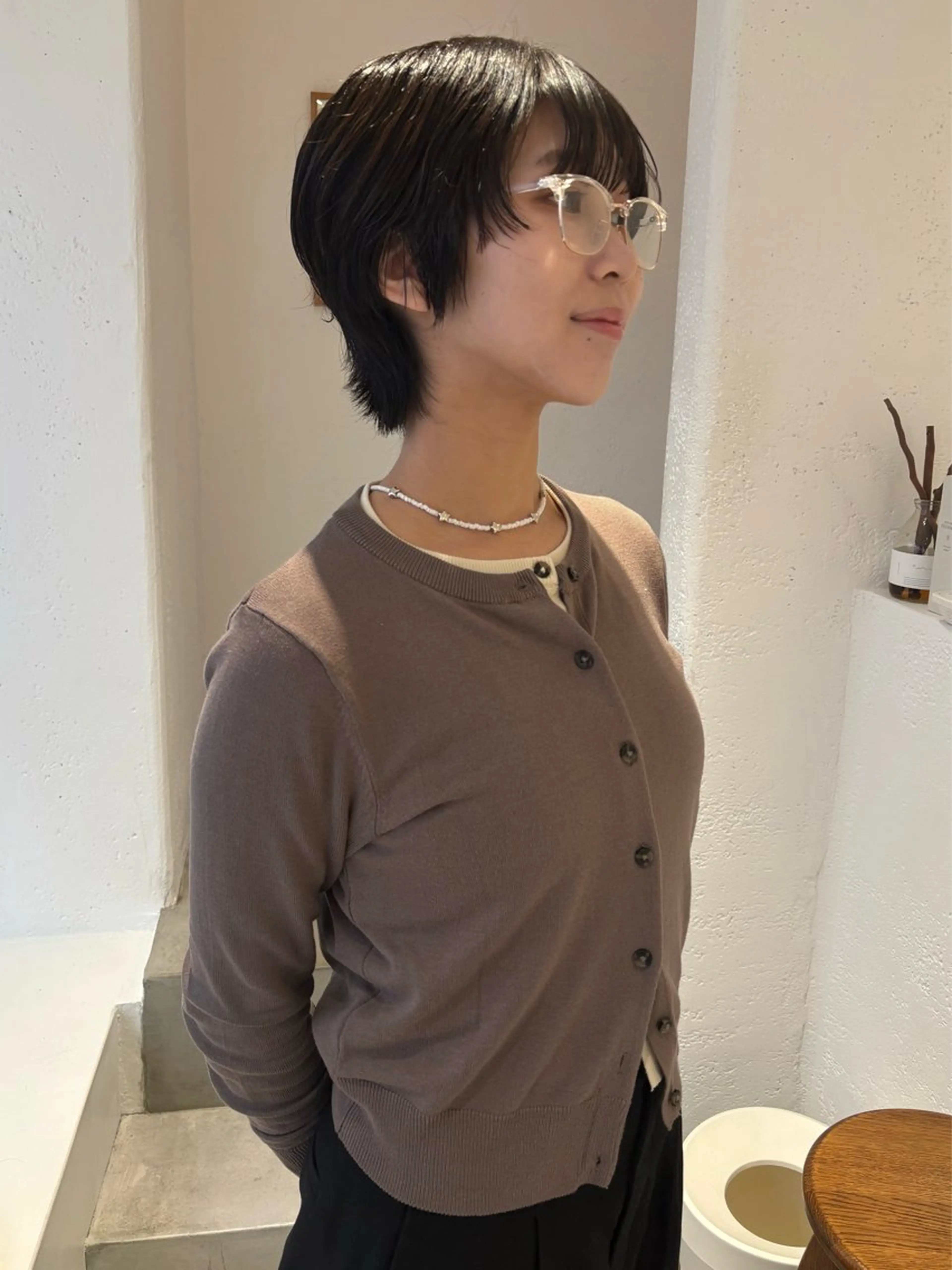 ショート ウルフカット n a n a / 京都美容室のヘアスタイル