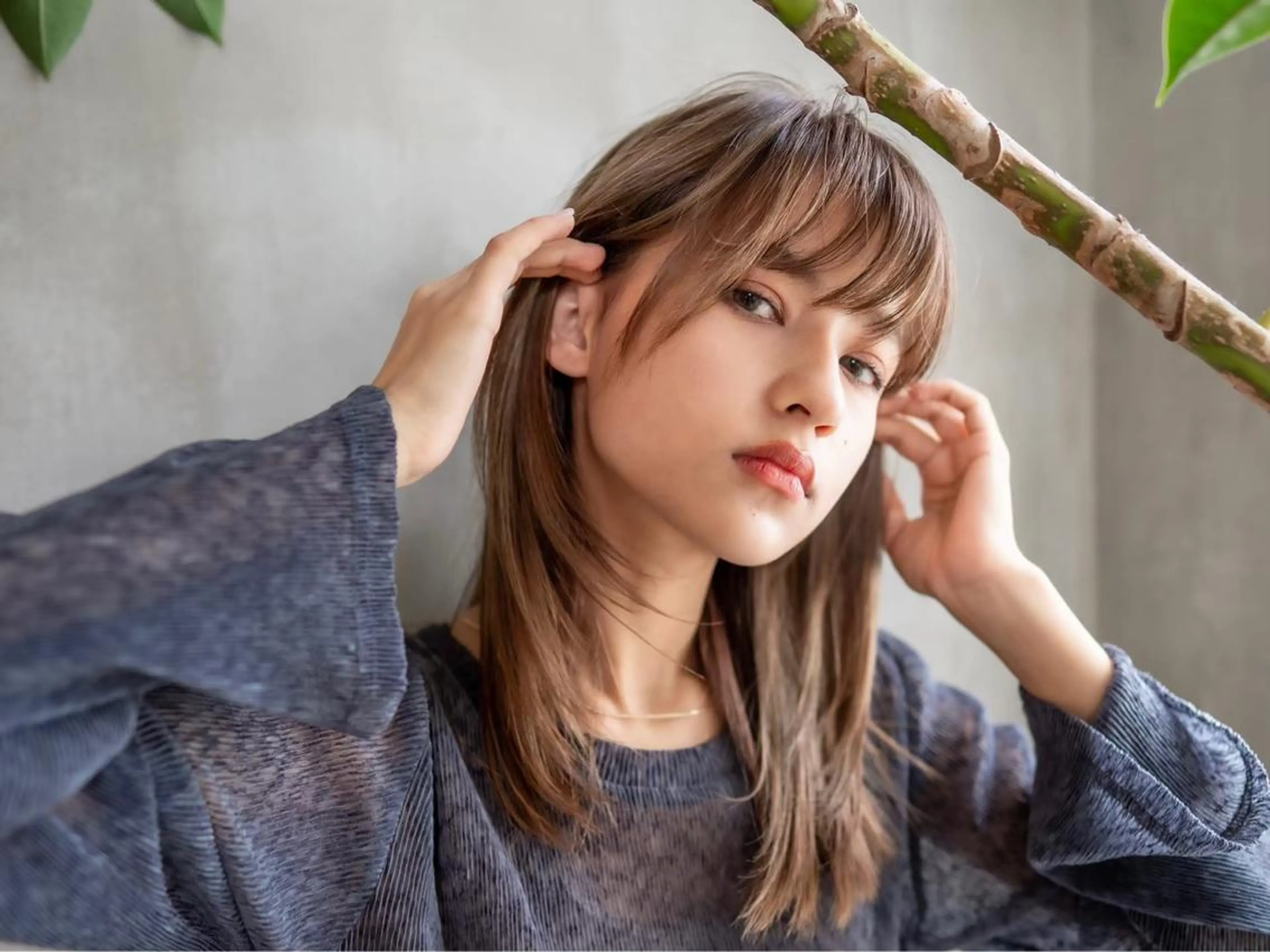 ミディアム カラー カット ヘアカラー トリートメント 🉐レイヤー/塩見 弘樹🉐渋谷のヘアスタイル