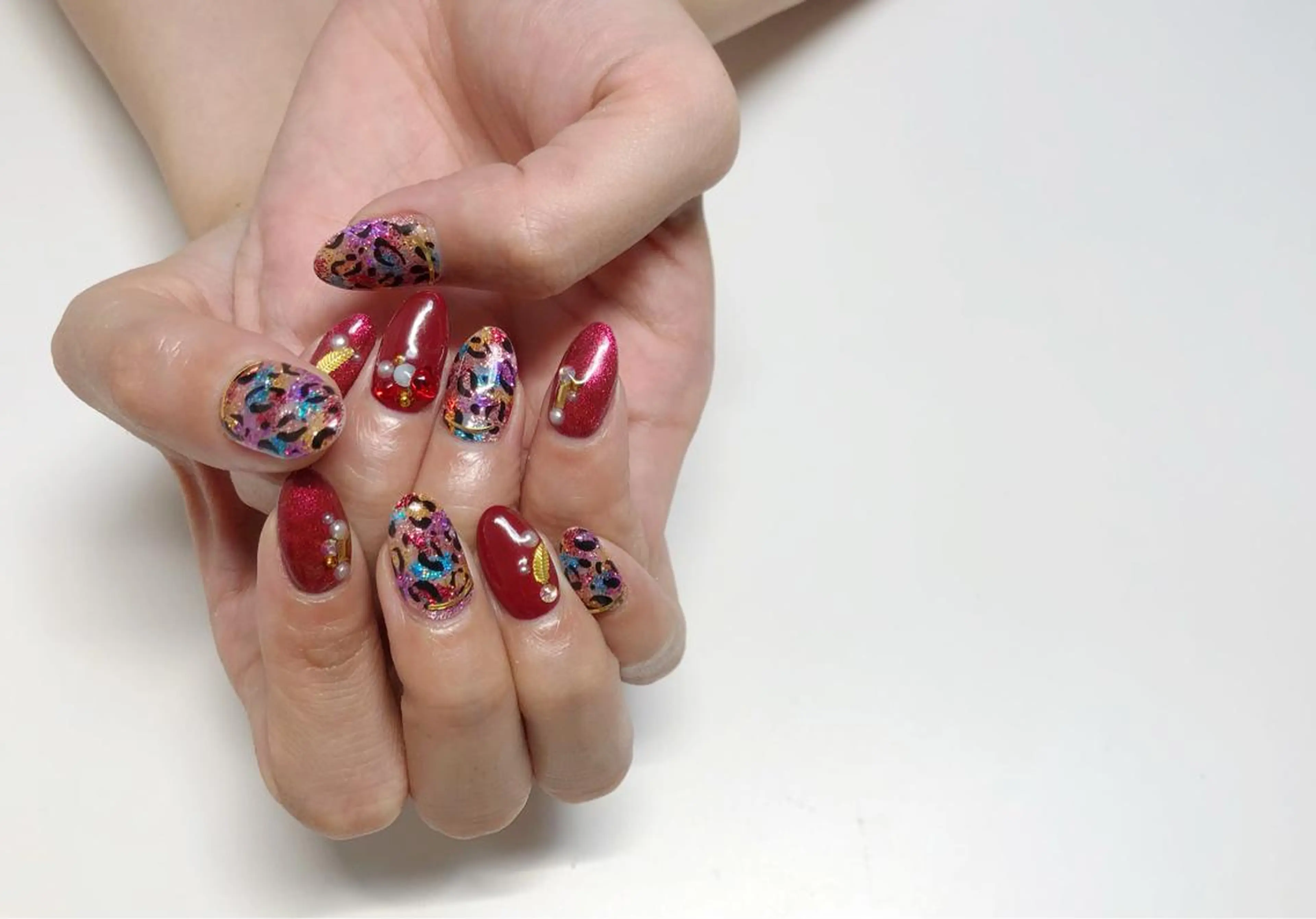 ネイル アニマル柄 ハンドネイル Rindo.ネイル ♡耳つぼジュエリーのその他イメージ