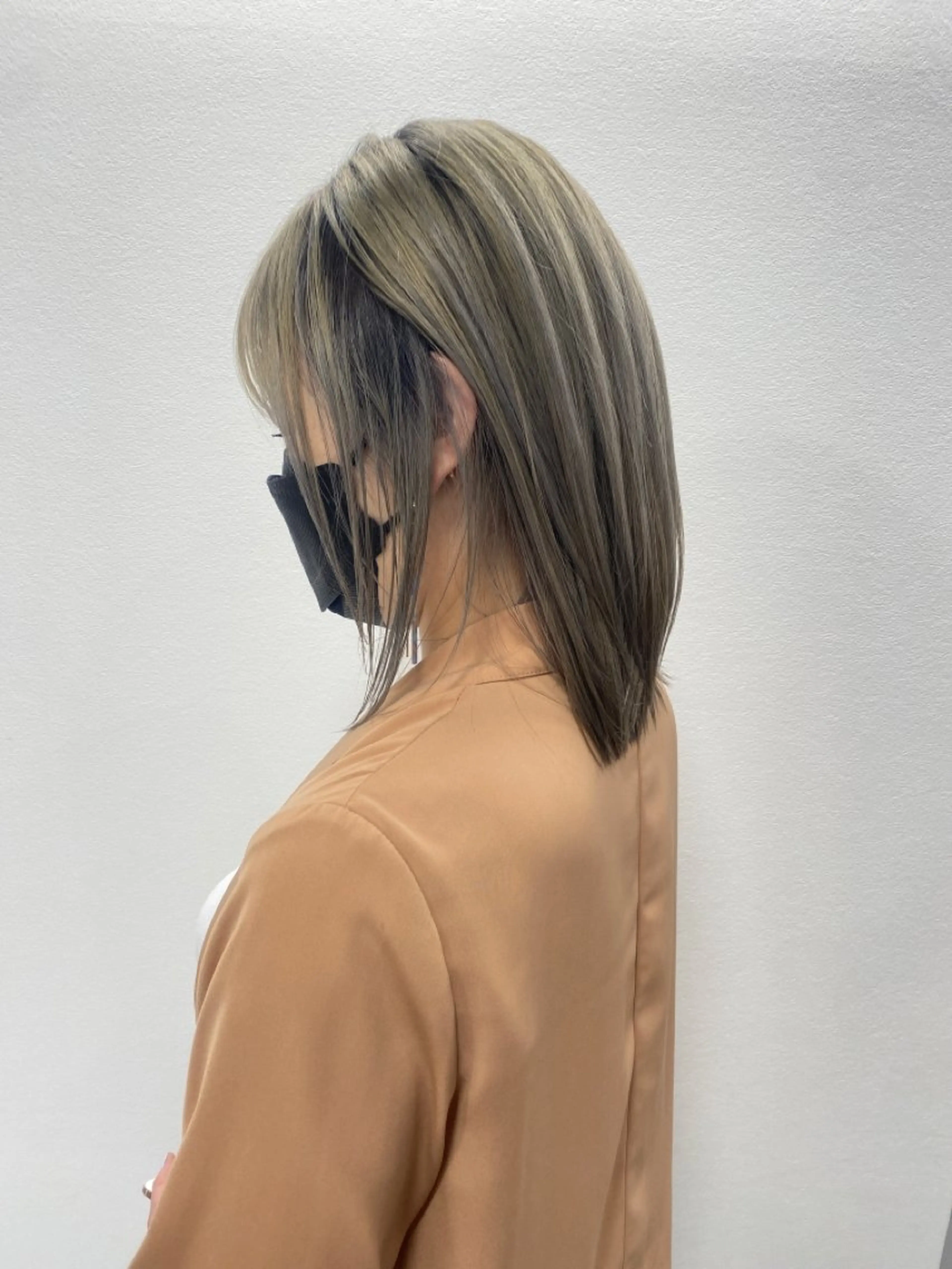 ミディアム カラー カット ヘアカラー トリートメント ✴︎ヒラガカナ✴︎ ECLAT HAIRのヘアスタイル