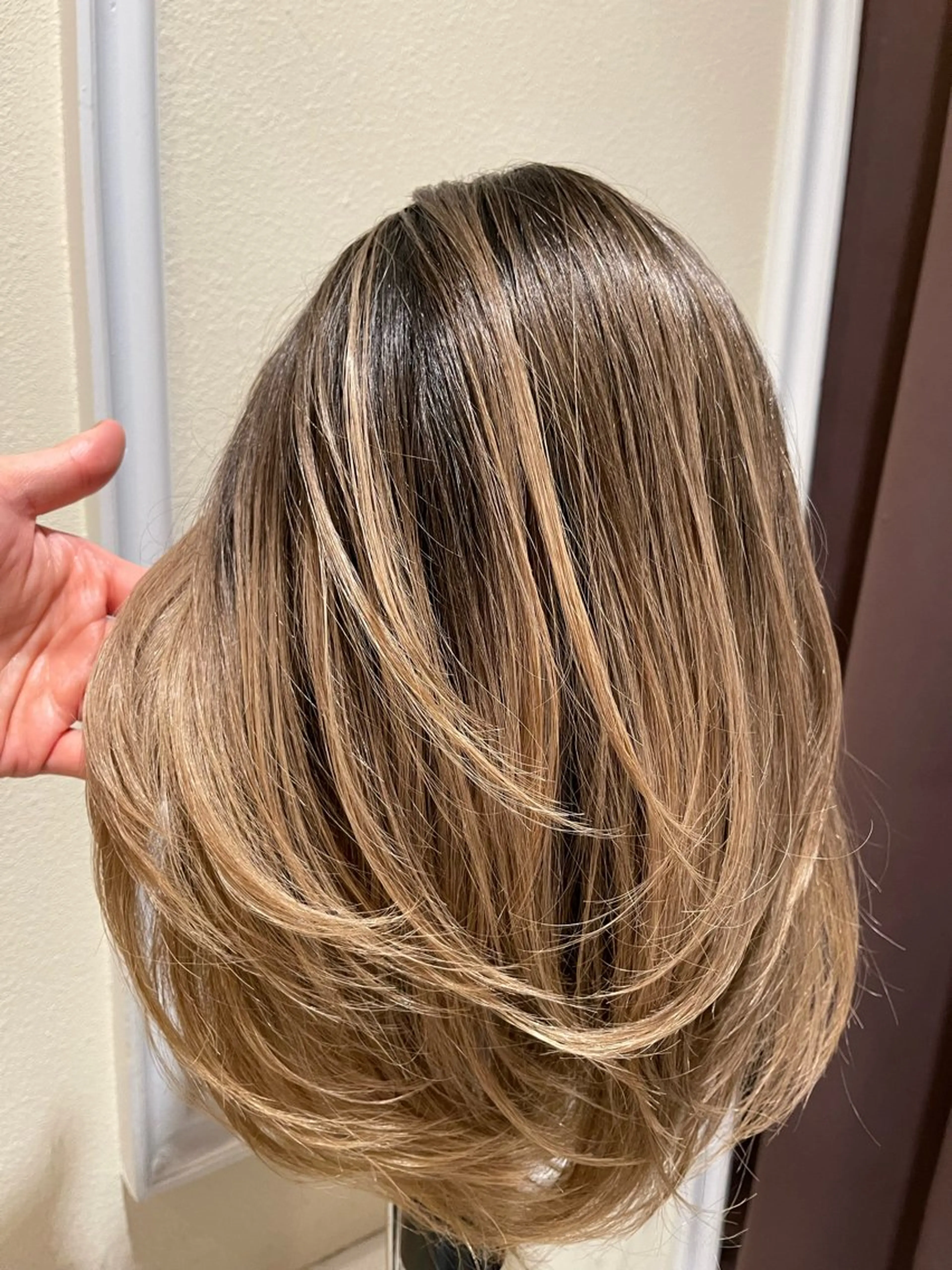 ミディアム カラー カット ヘアカラー トリートメント Che'ri所属・海外レイヤー/ レイヤーカット/和田のヘアスタイル