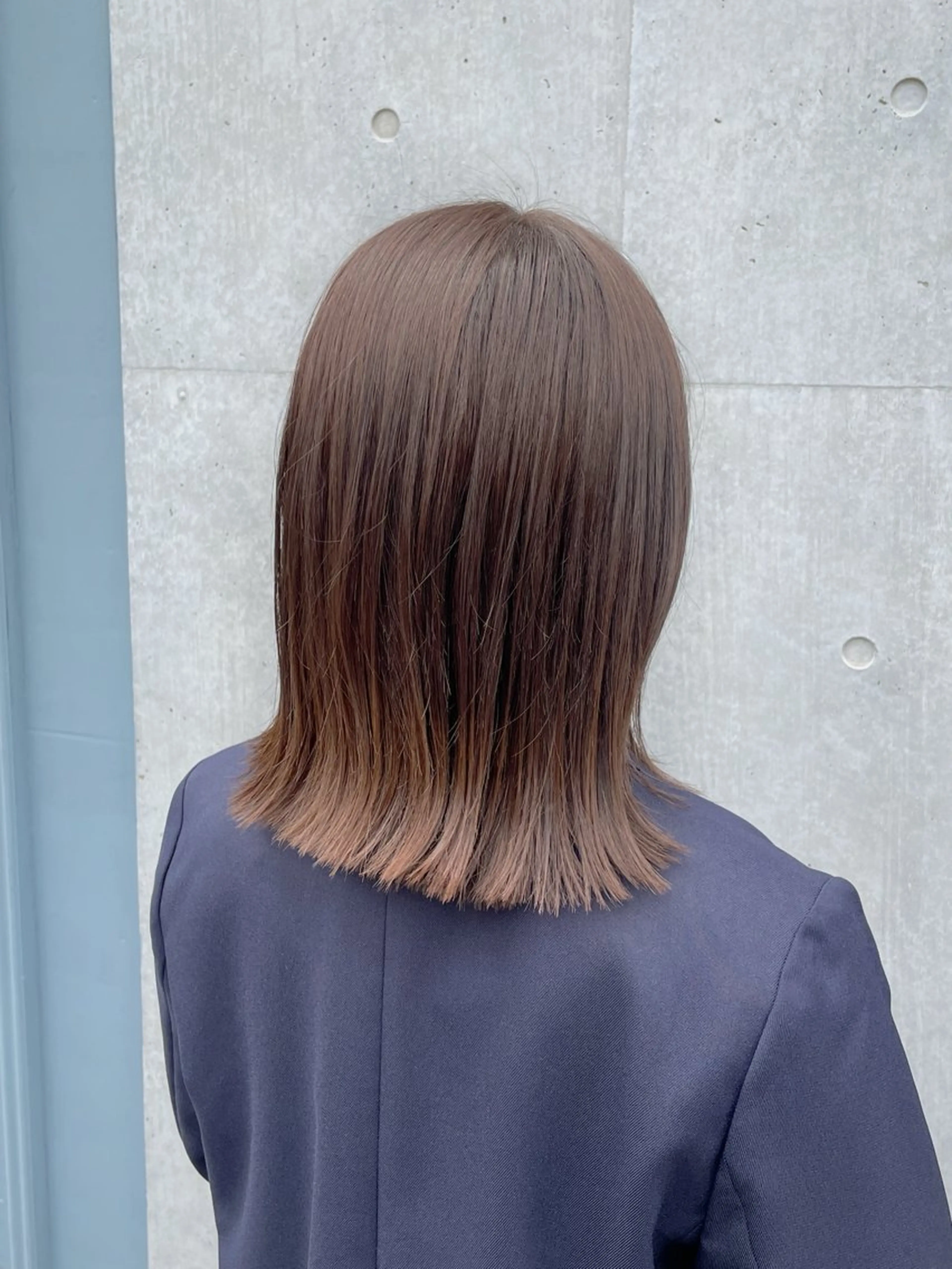 ミディアム カラー ヘアアレンジ Lien所属・marika/透明感 カラー/レイヤーのヘアスタイル