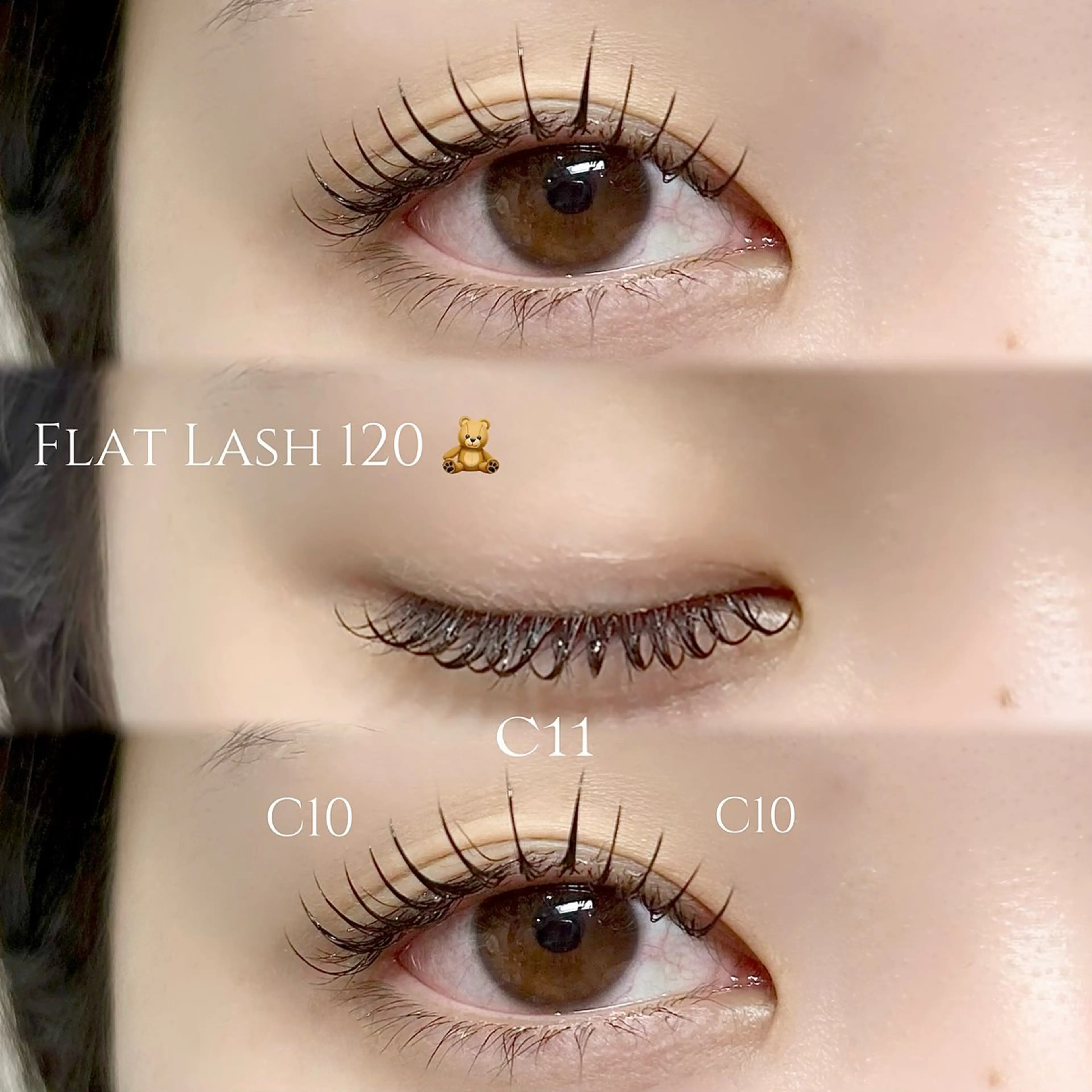 マツエク・マツパ フラットラッシュ マツエク 佐藤 愛海のマツエク・マツパデザイン