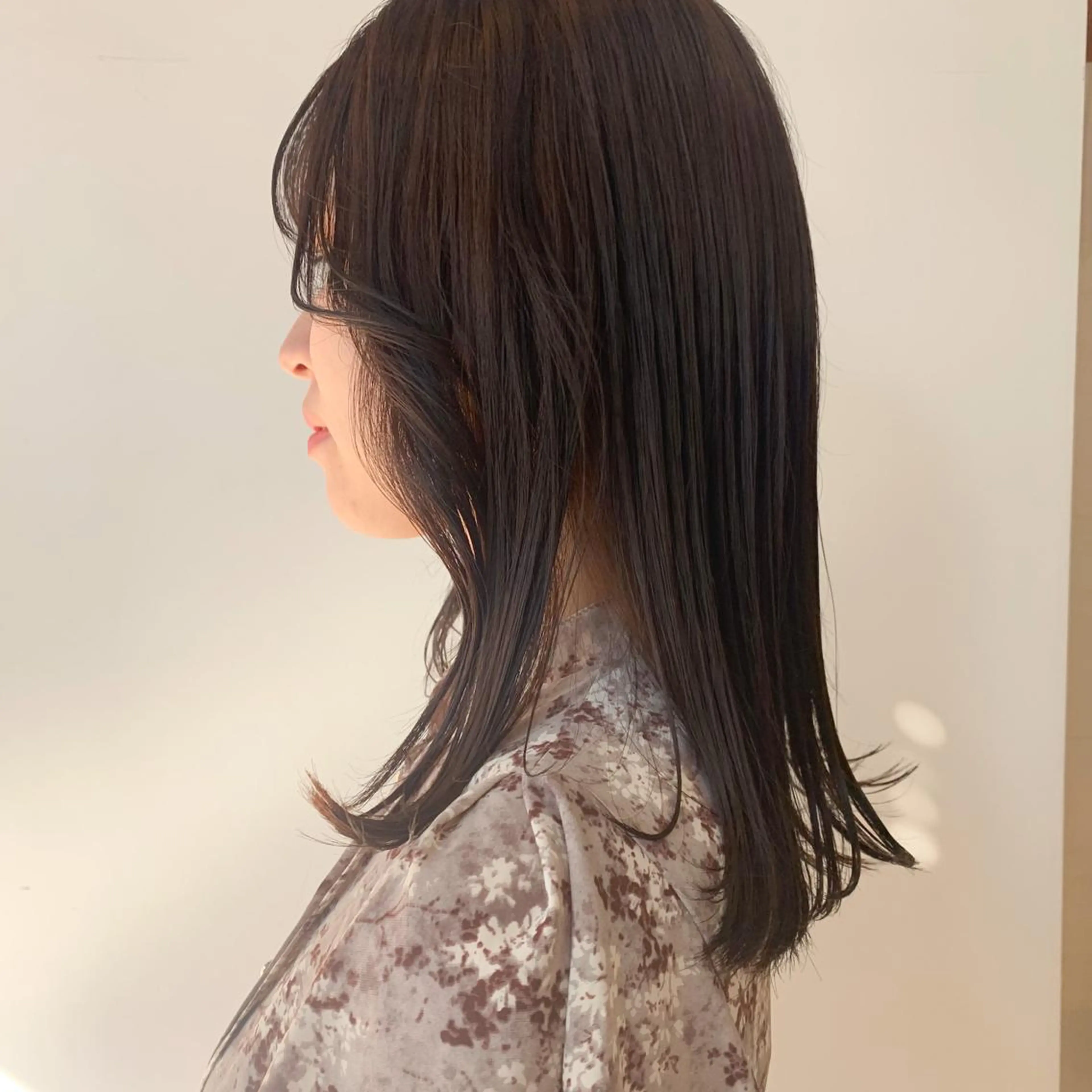 ミディアム ヘアカラー 透明感カラー/レイ ヤー/Nana🌈のヘアスタイル