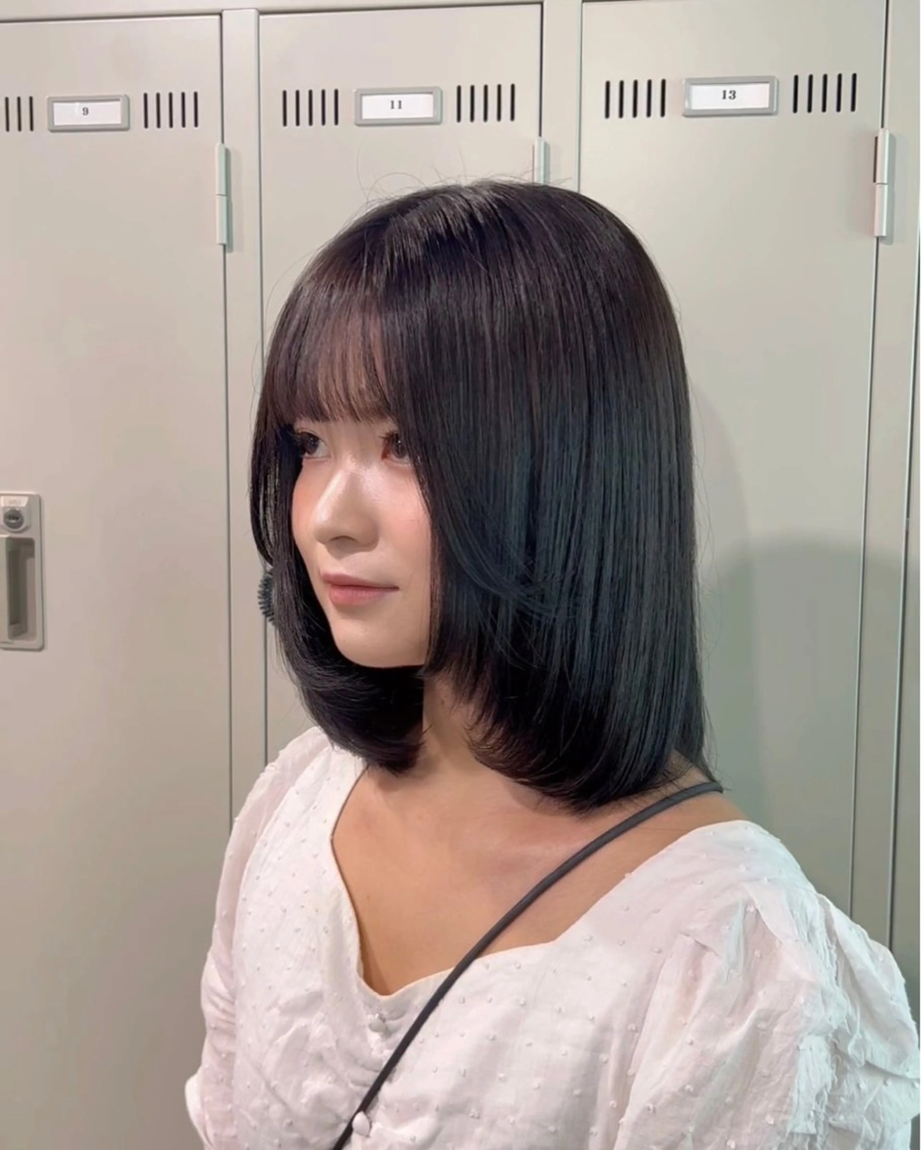 ミディアム IS所属・横浜美容室/透明感 カラー/レイヤーのヘアスタイル