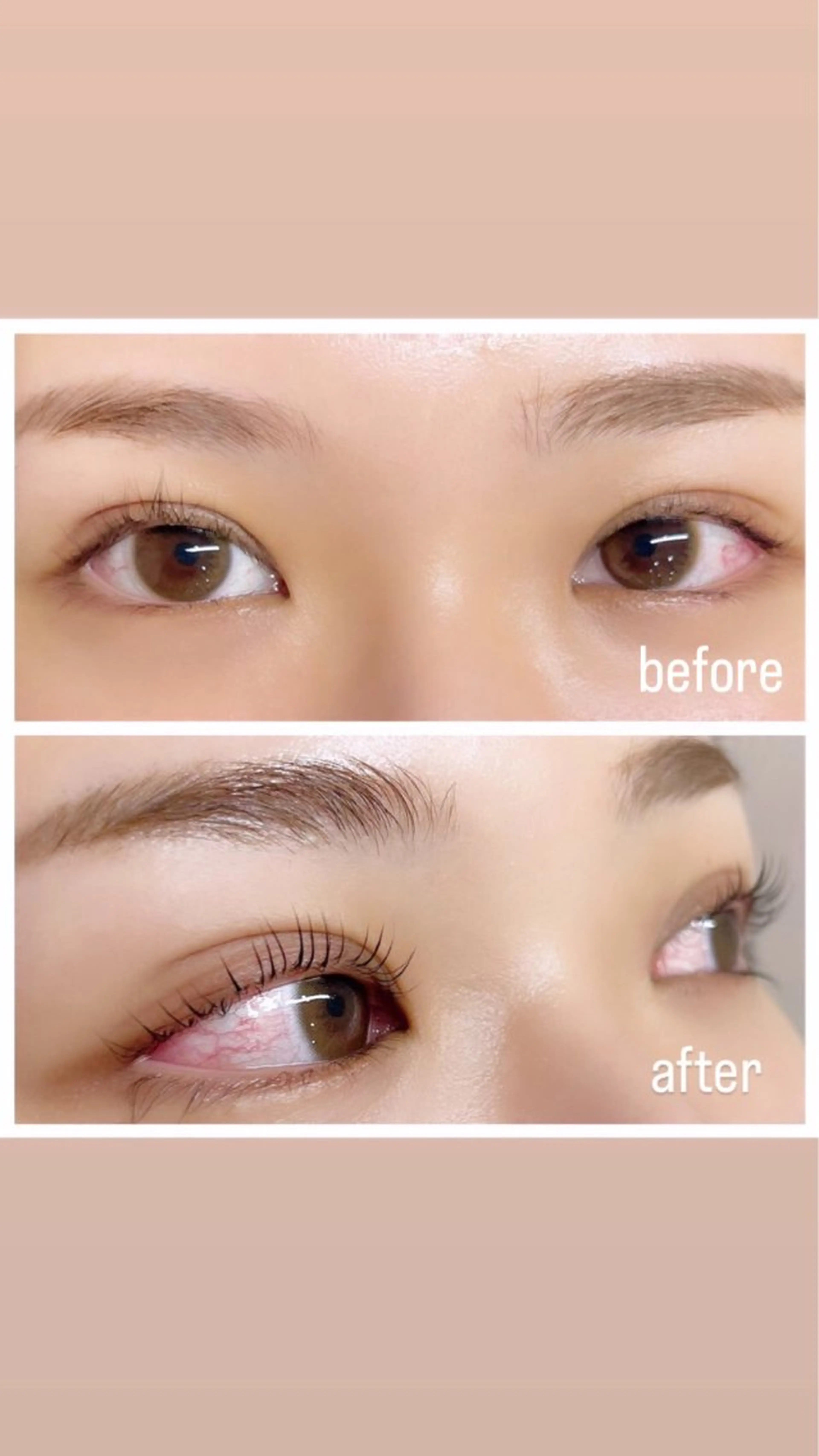 ご新規様限定☆まつ毛パーマ(ラッシュリフト)魔法のトリートメント仕上げの写真