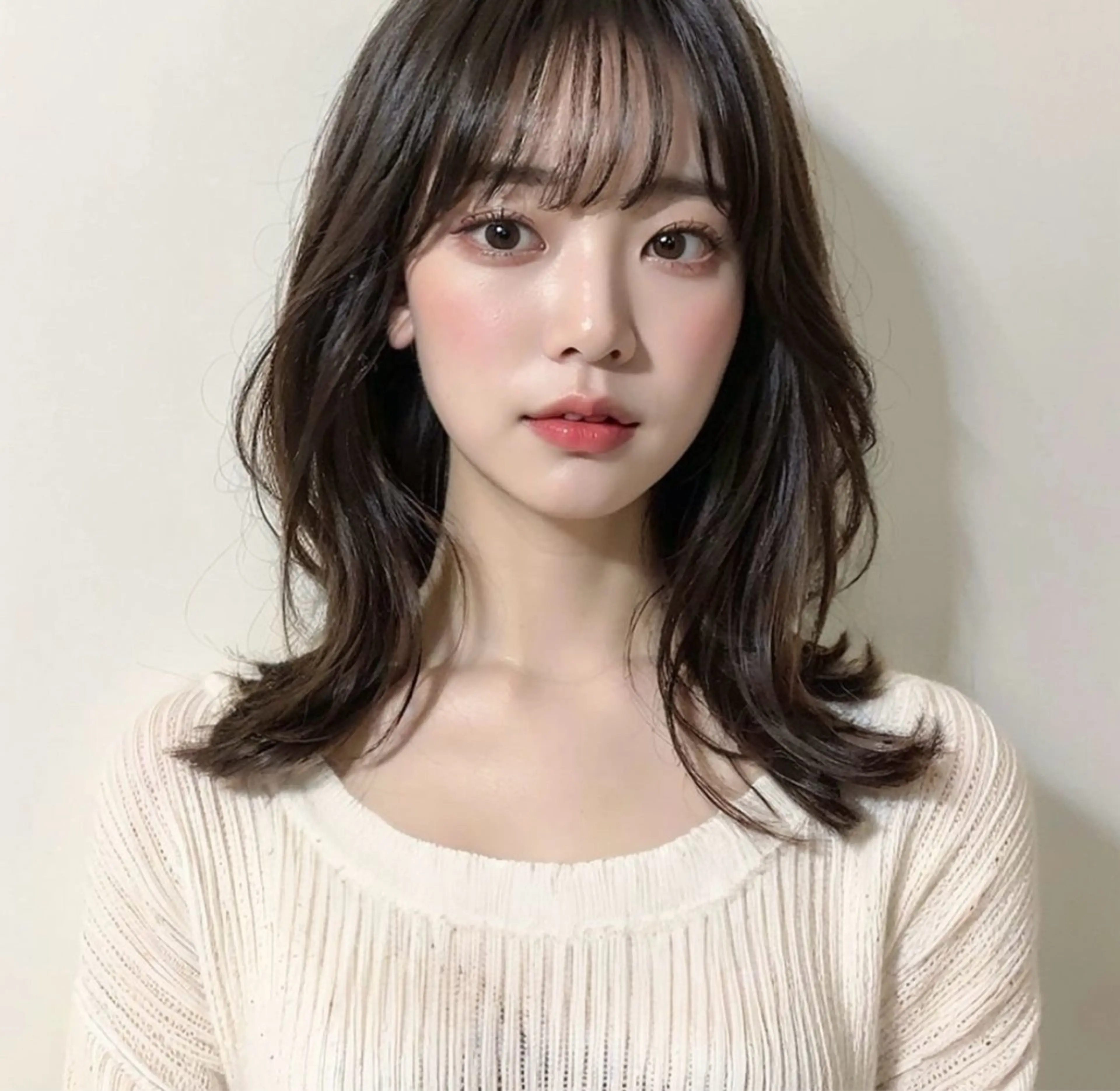 ロング カラー トリートメント コウ チホウのヘアスタイル