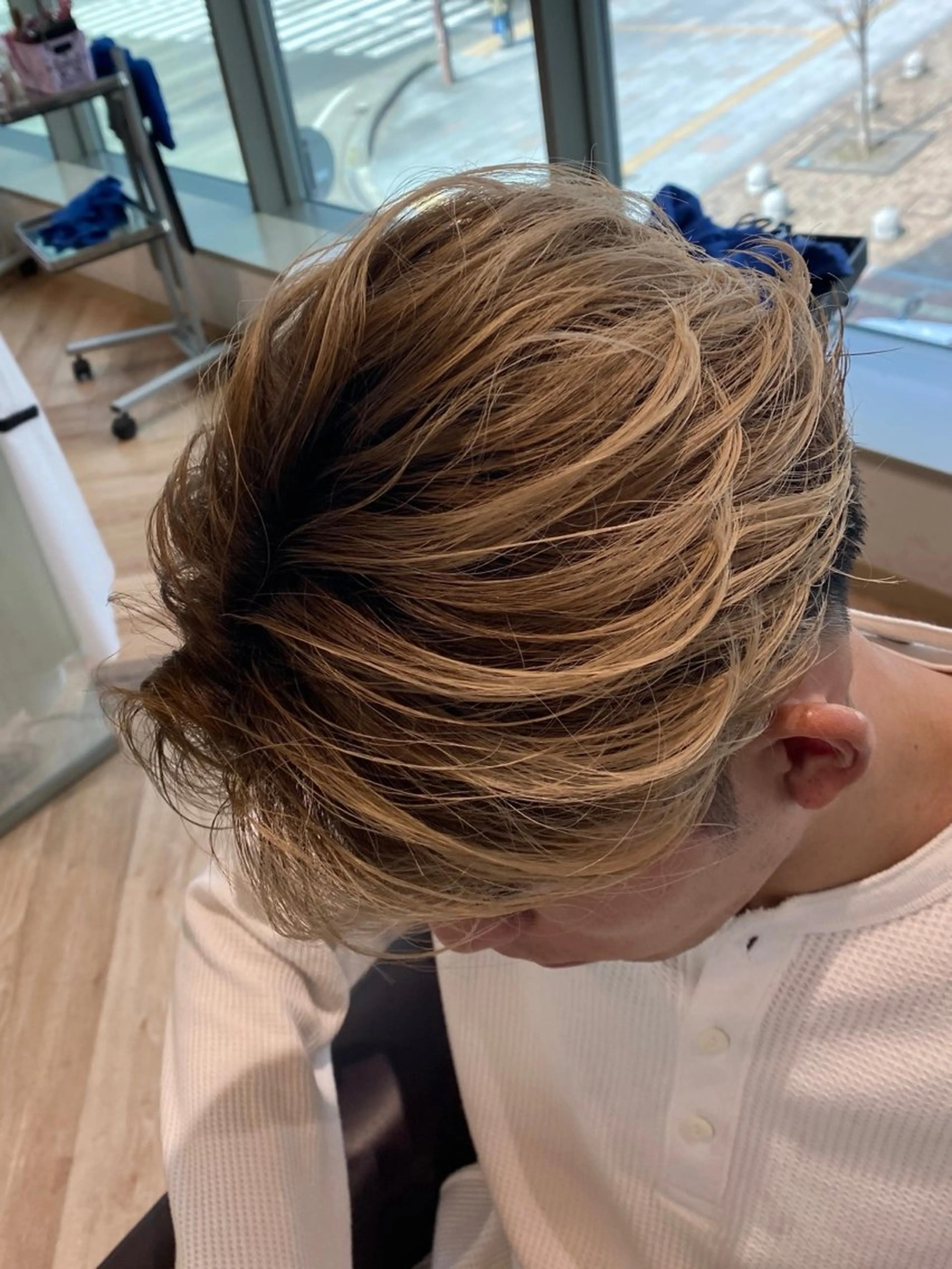 ショート カラー パーマ カット ヘアカラー メンズ特化/フェザー /パーマ/伊勢元のヘアスタイル