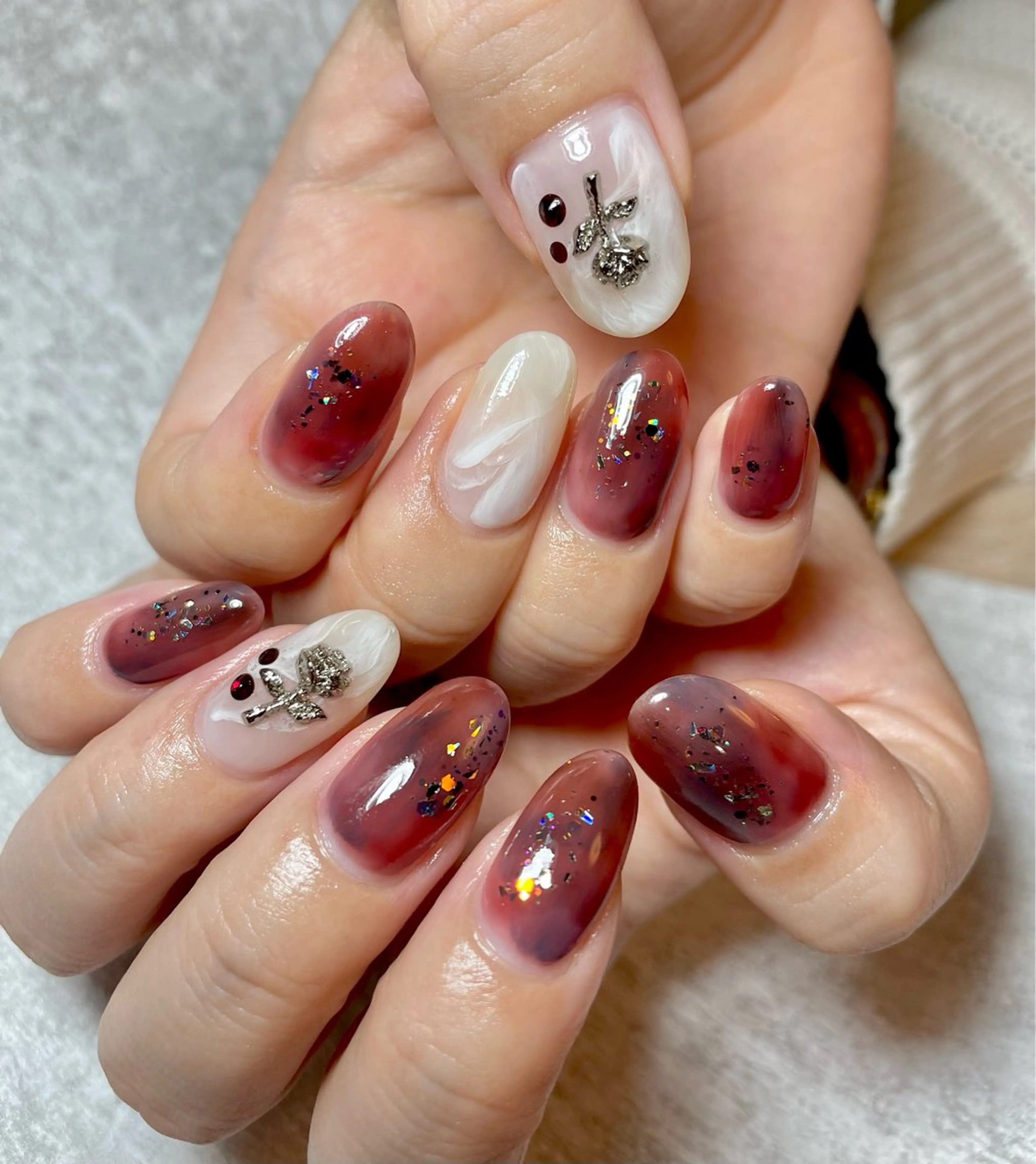 ネイル 持ち込み ニュアンスネイル BEAUTY GARDEN 【nail salon unseul】所属・nana .のネイルデザイン