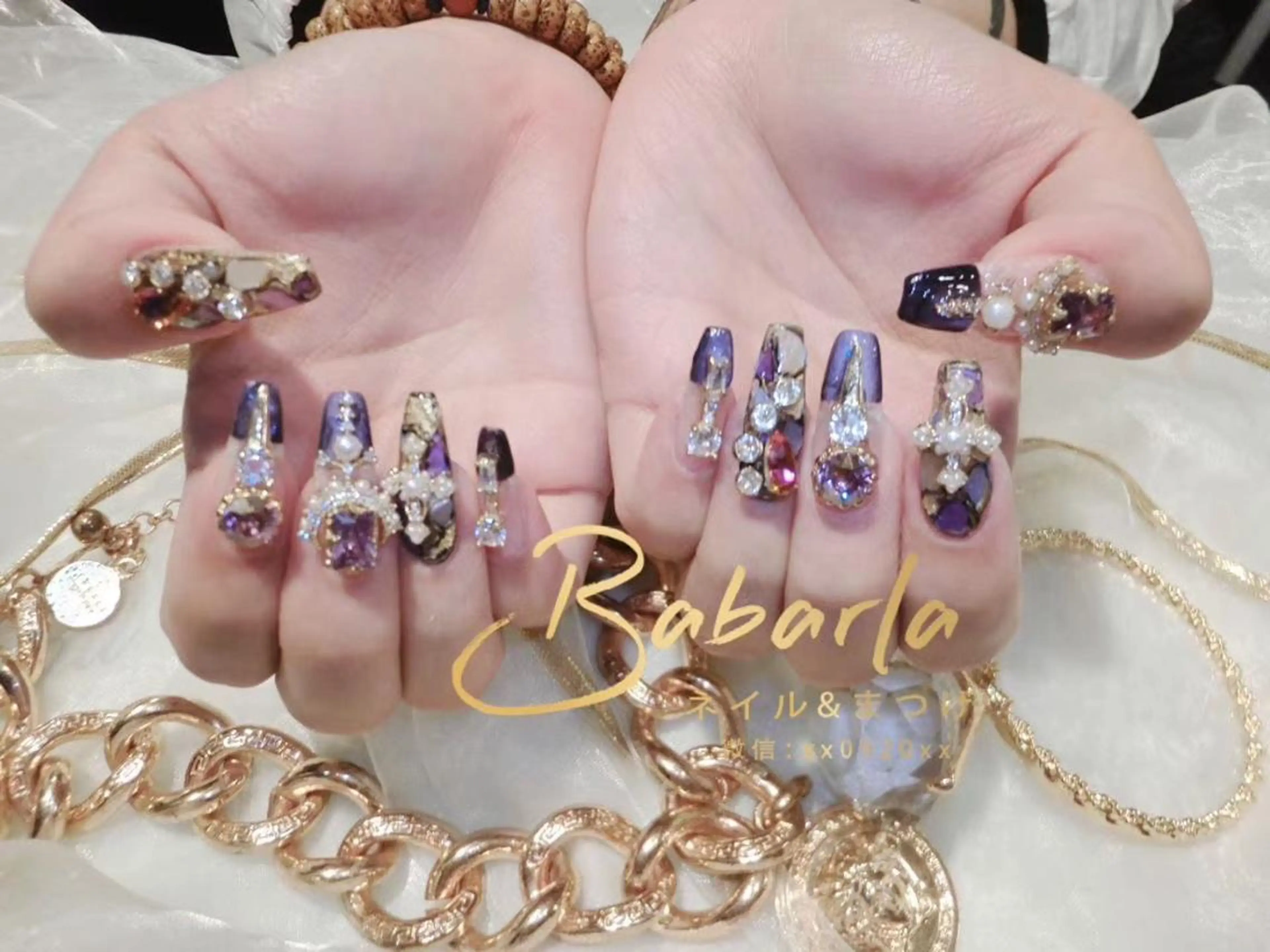 ロング Babarla nailのネイルデザイン