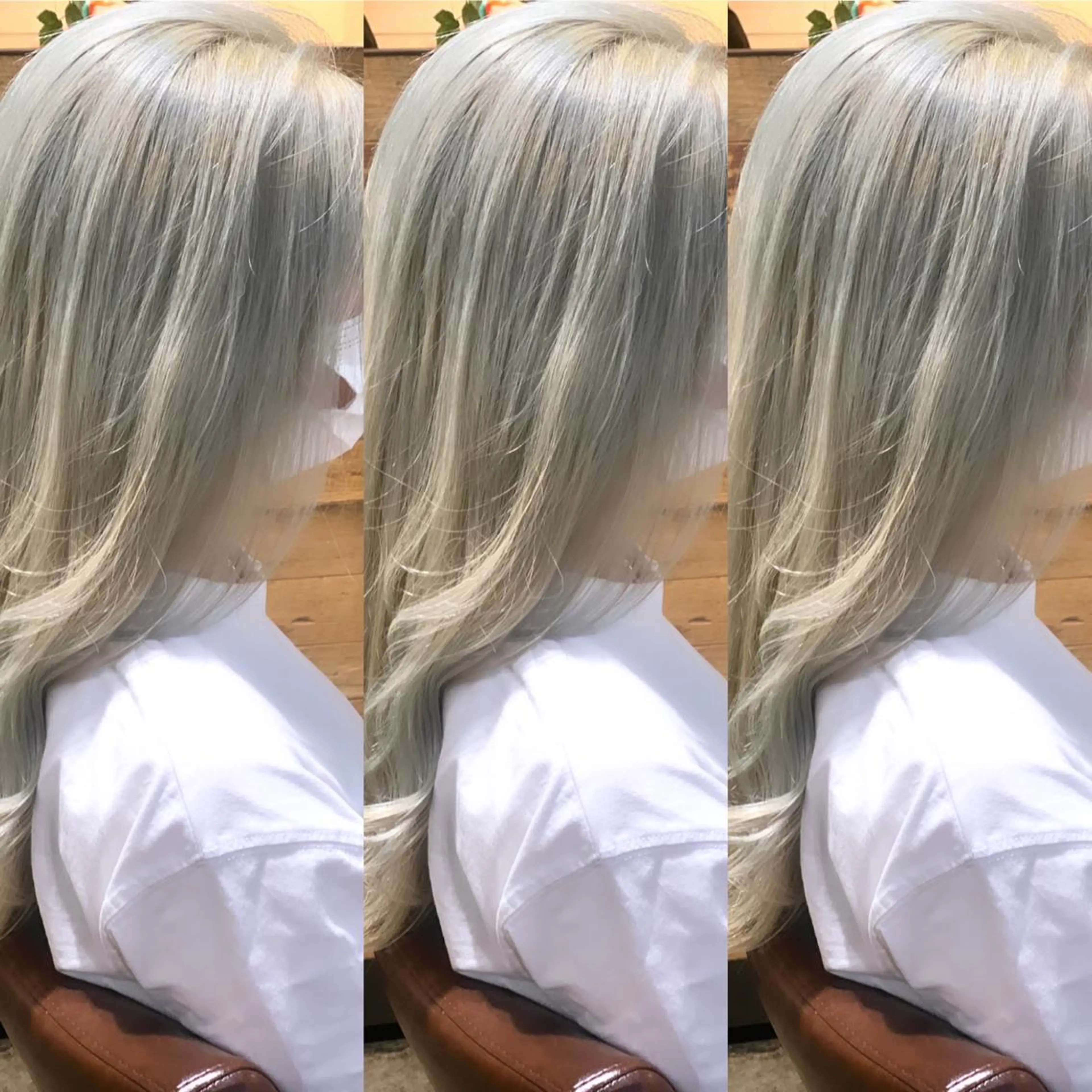 セミロング カラー ヘアカラー ハイライト✨髪質改善 TAKAさんです😊のヘアスタイル