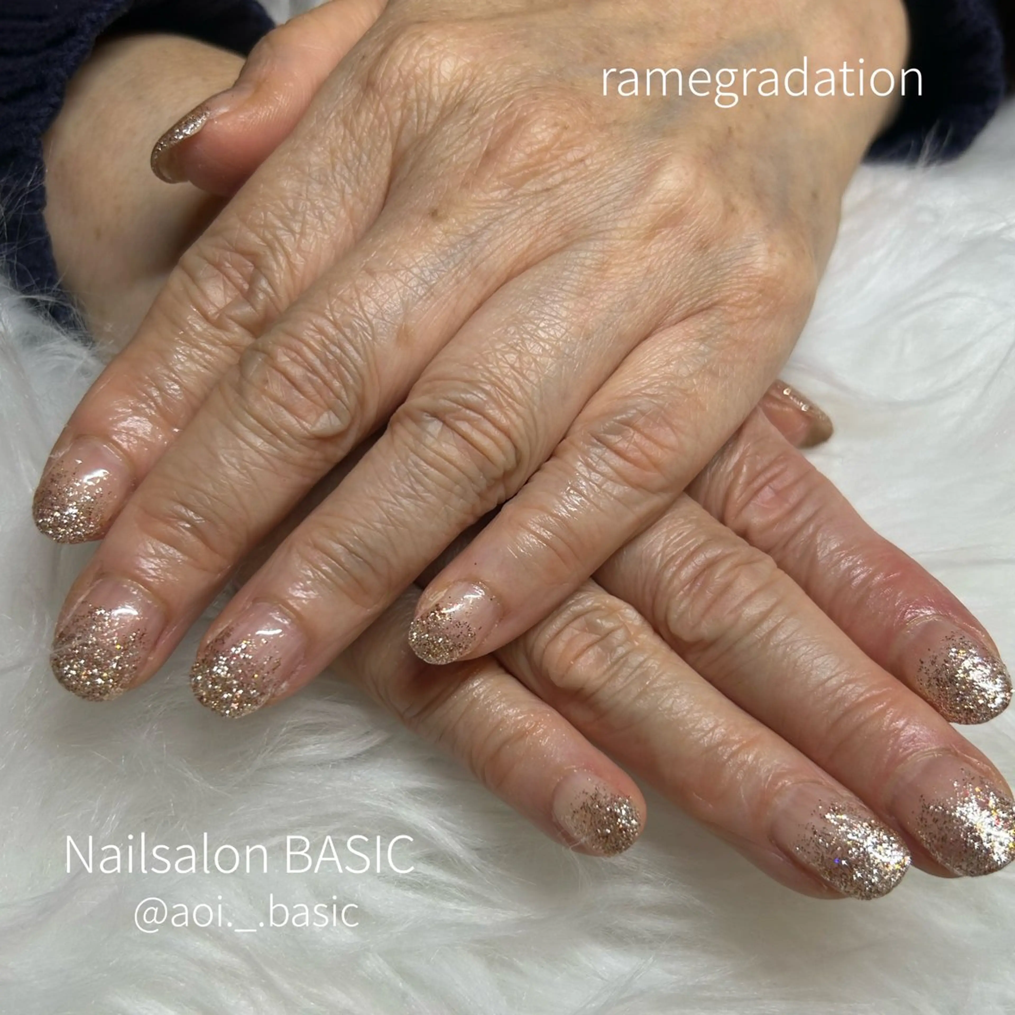 ネイル ハンドネイル BASIC麻布十番店 あおいのネイルデザイン