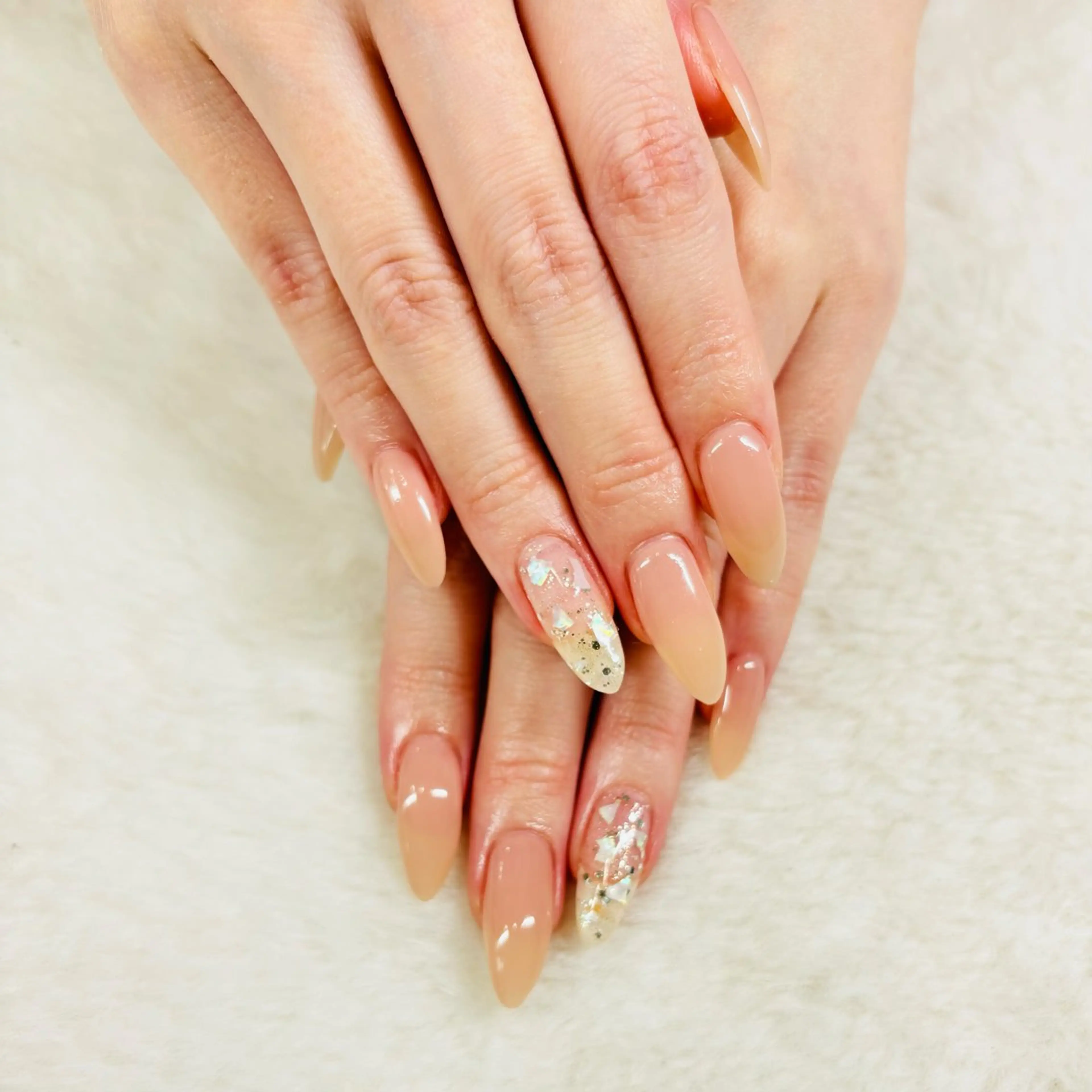 ネイル オフィスネイル シンプルネイル AngelCoco Tabataのネイルデザイン