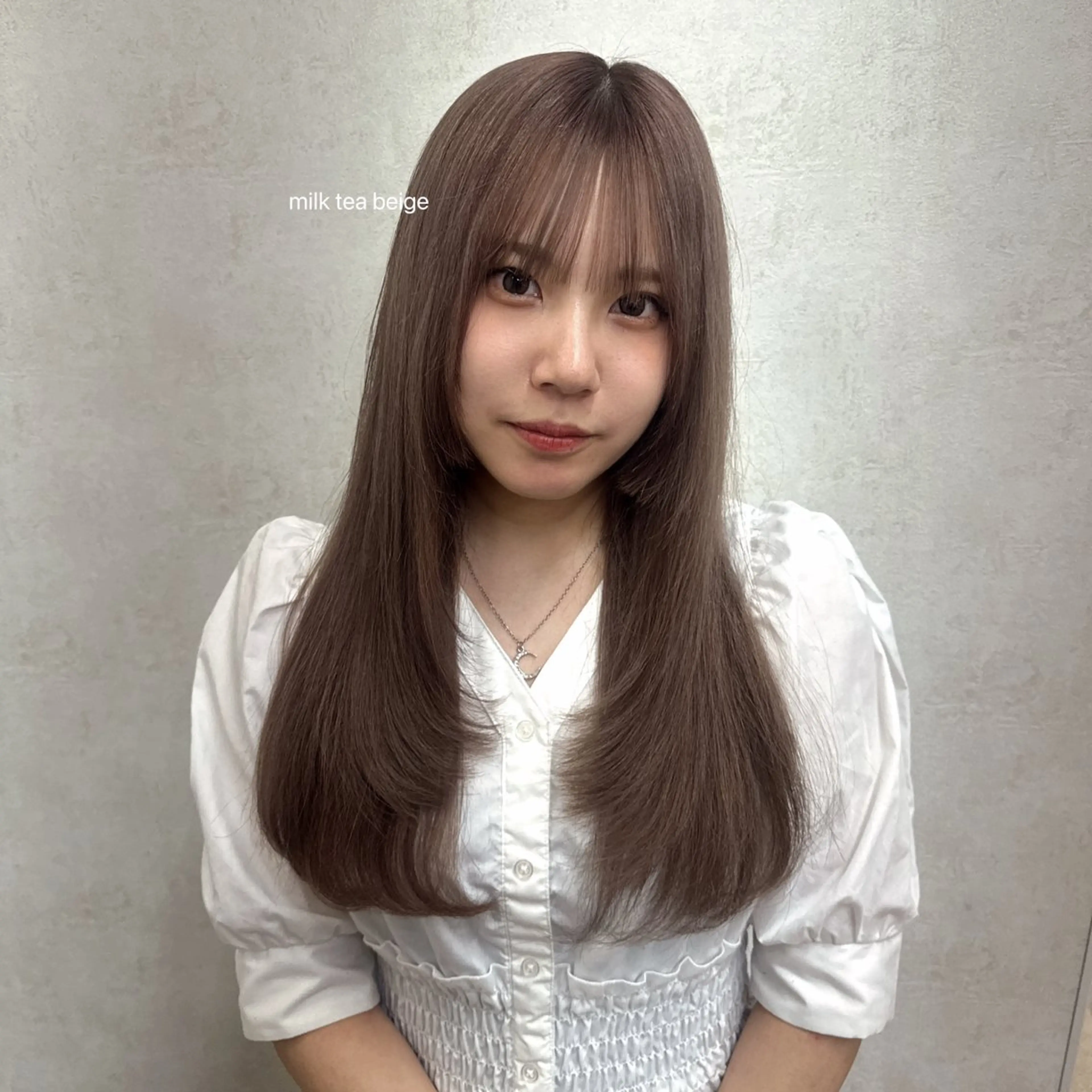 ロング カラー ヘアカラー ハイトーン/艶カラー /ケアブリーチ/香音のヘアスタイル