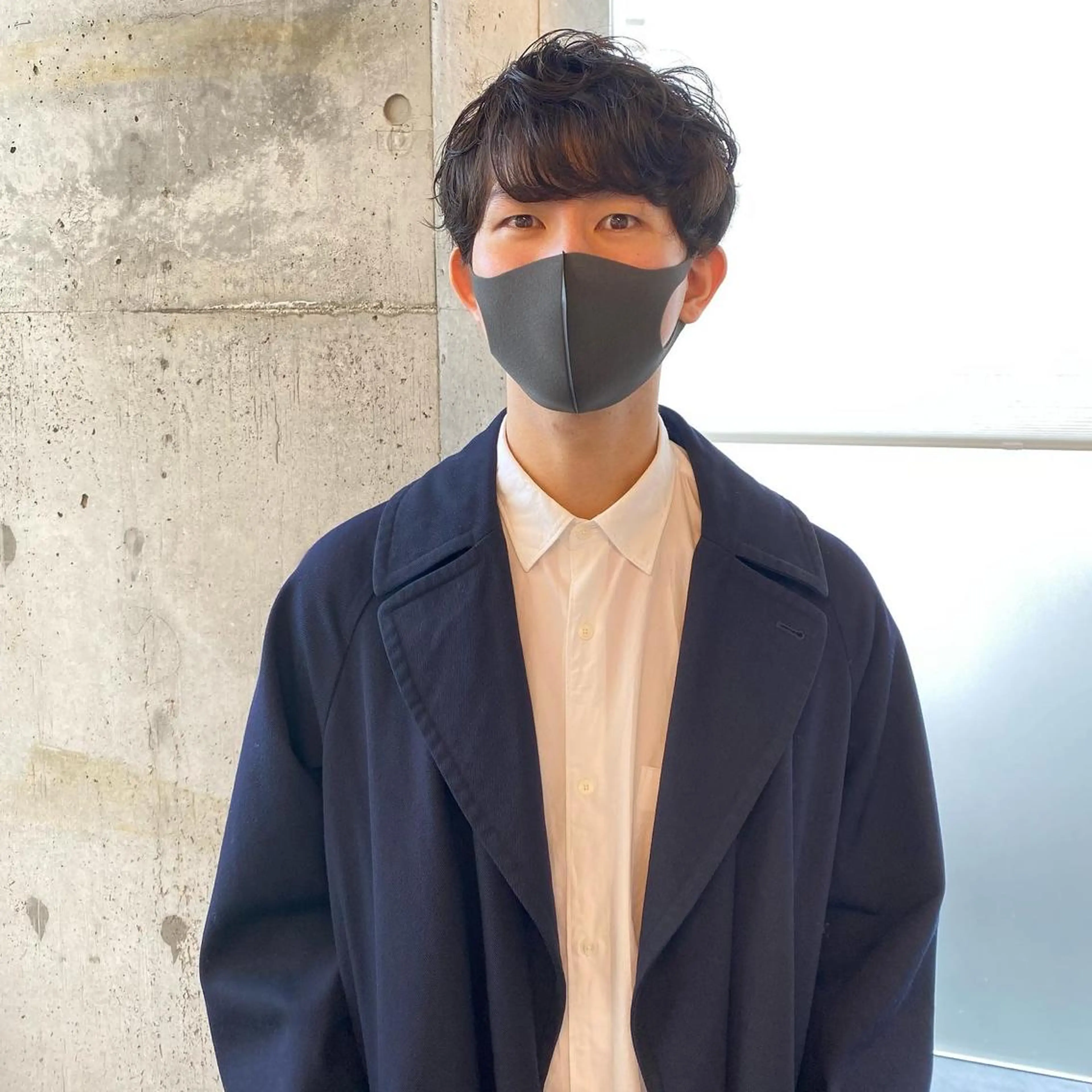 パーマ メンズ マッシュ メンズパーマ YinYang所属・川﨑 章弘のヘアスタイル