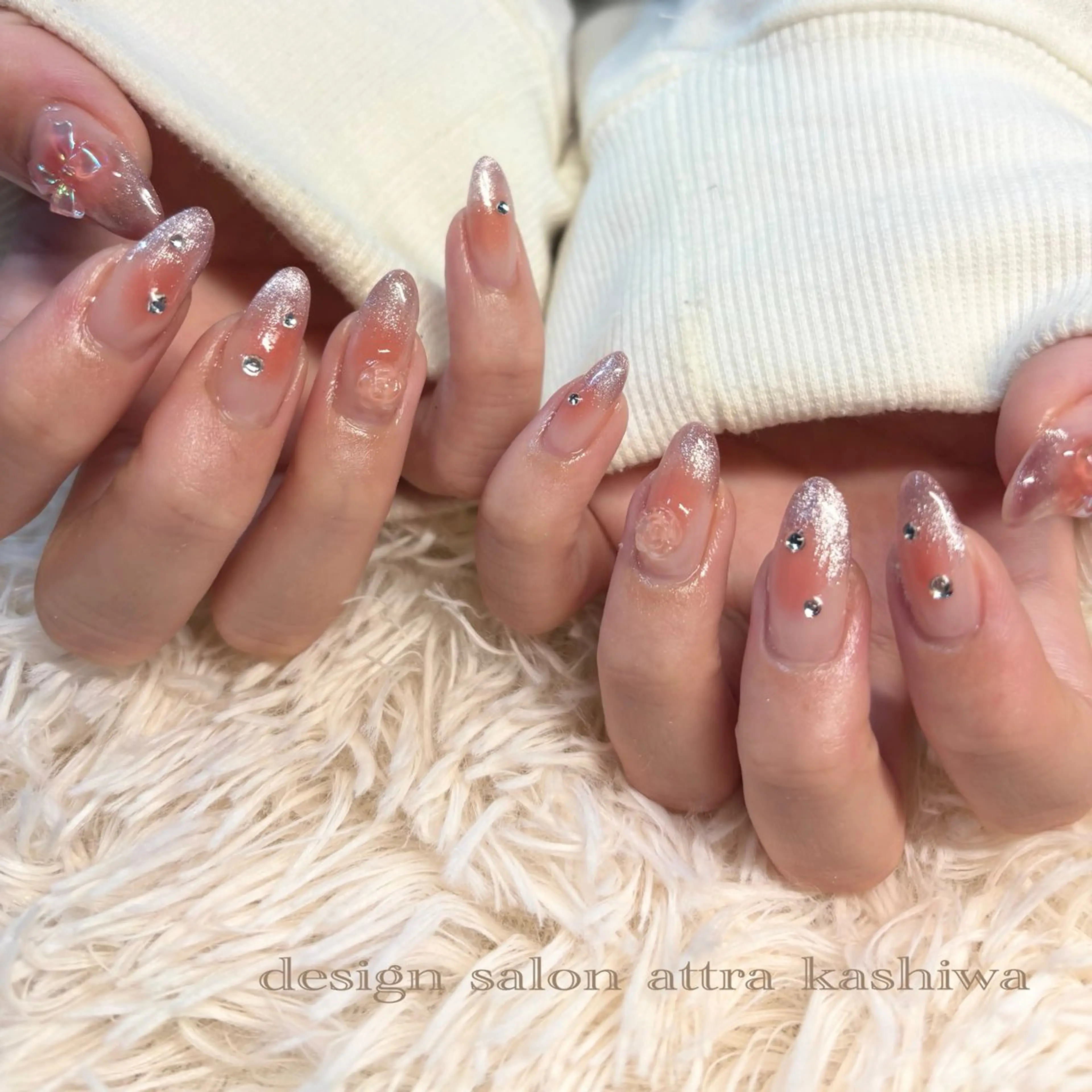ネイル 持ち込み attra  柏店 suzuのネイルデザイン