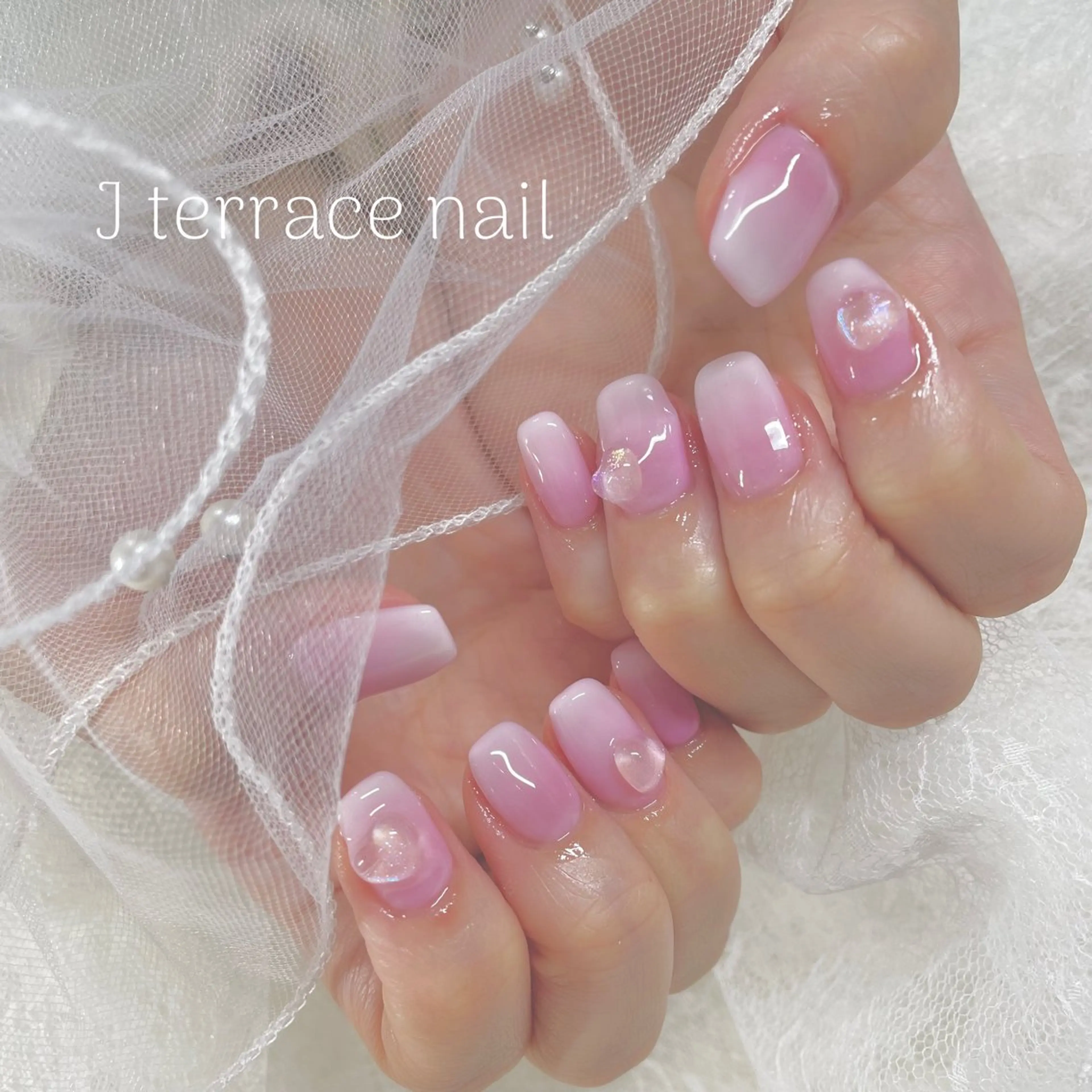 ネイル ジェルネイル ハート J terrace Nailのネイルデザイン