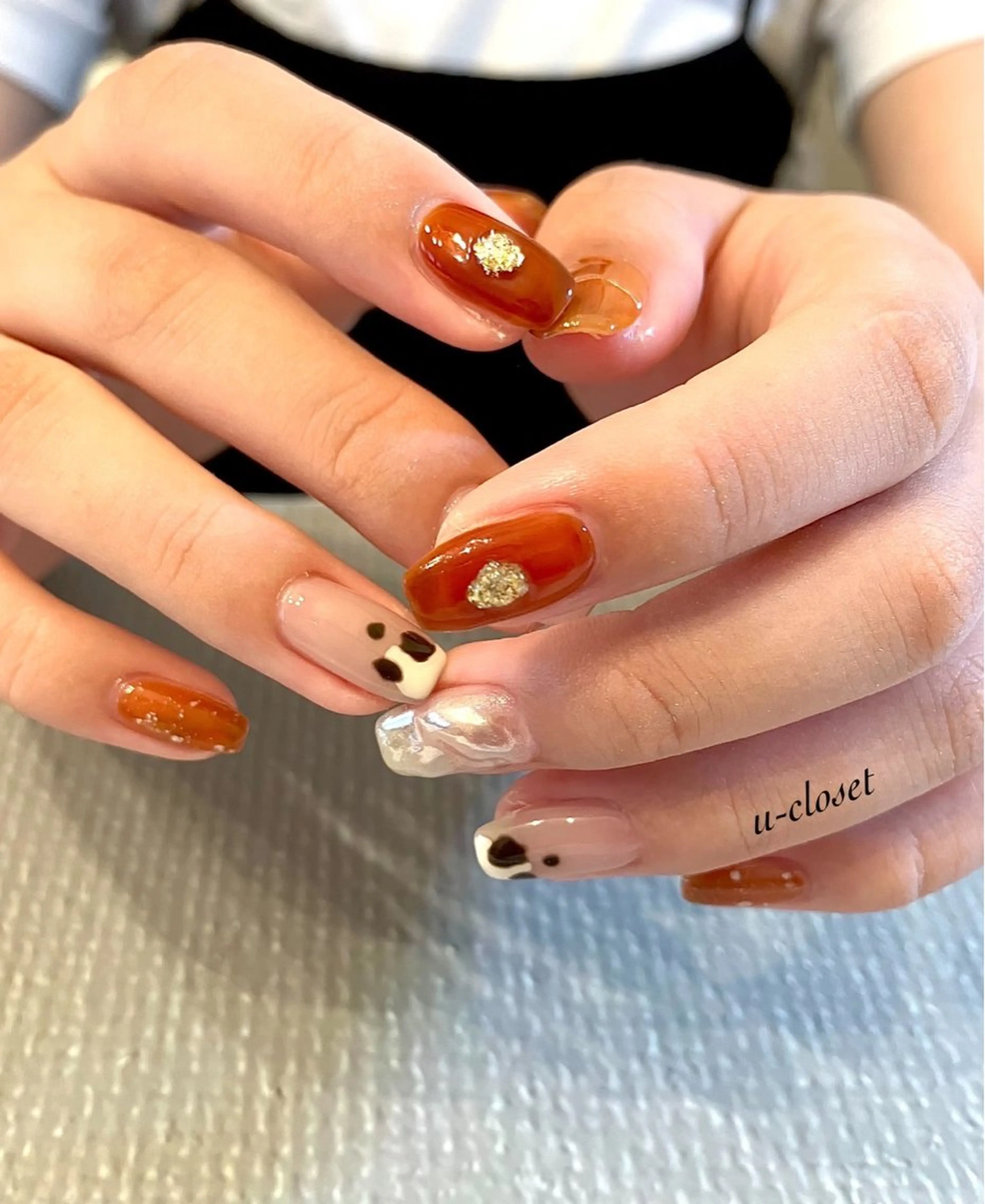 ネイル ハンドネイル u closetのネイルデザイン