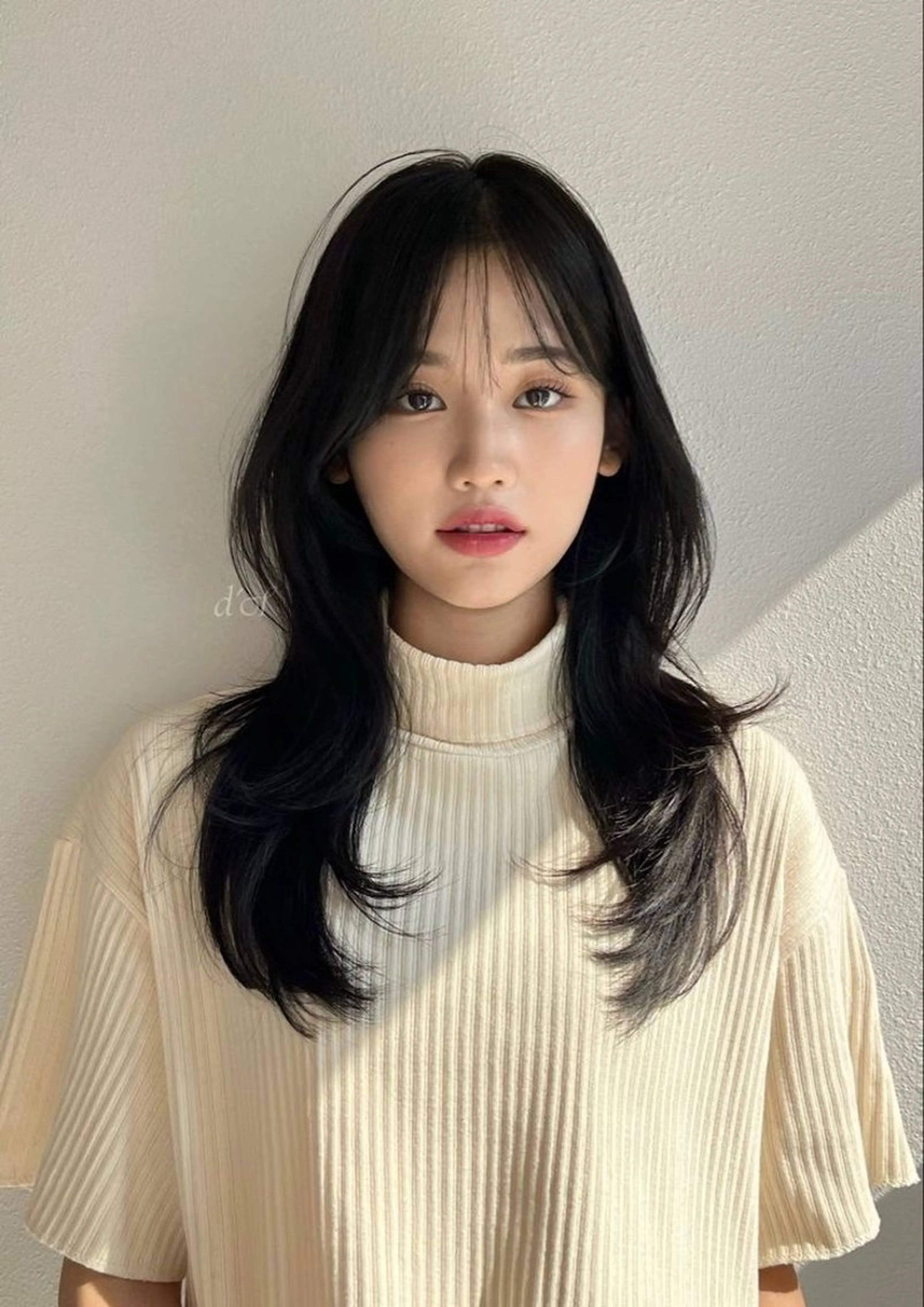 ロング カラー ヘアアレンジ レイヤー×透明感カラ ーHAYATOのヘアスタイル