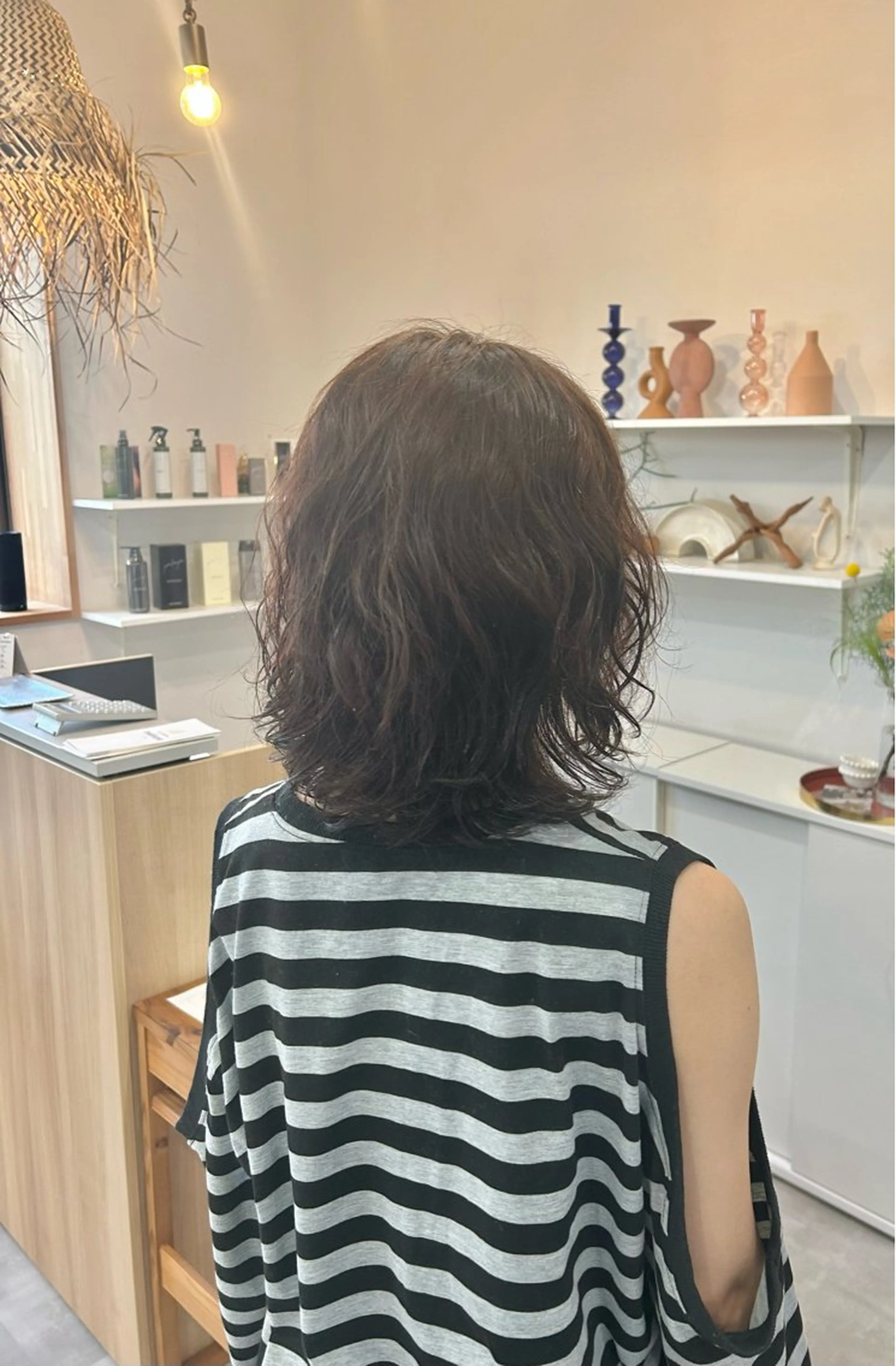 ミディアム パーマ ufu所属・🫧KOWATA KASUMI🫧のヘアスタイル