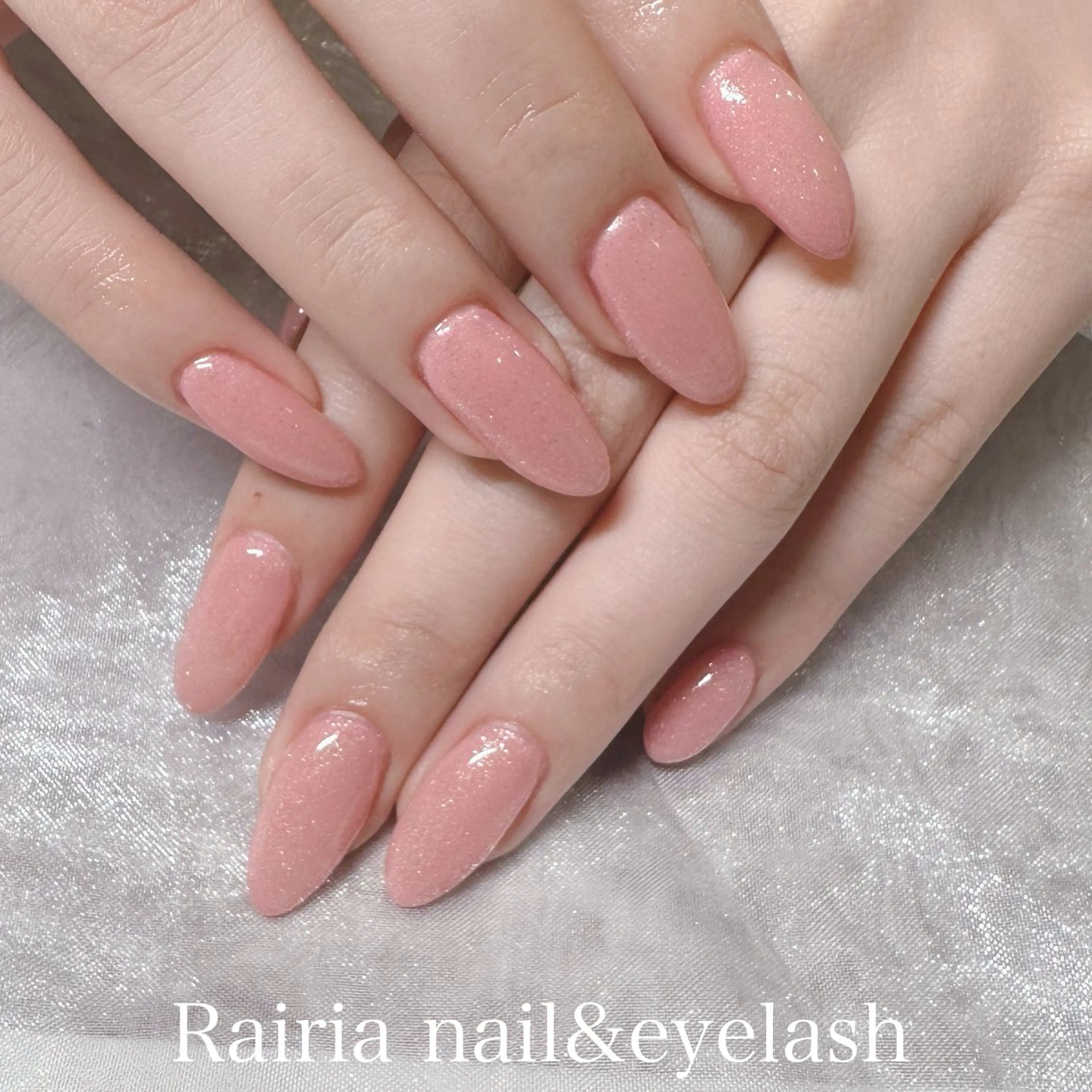 ネイル ジェルネイル ワンカラーネイル パラジェル Rairia nail所属・ライリアネイル Mikuのネイルデザイン