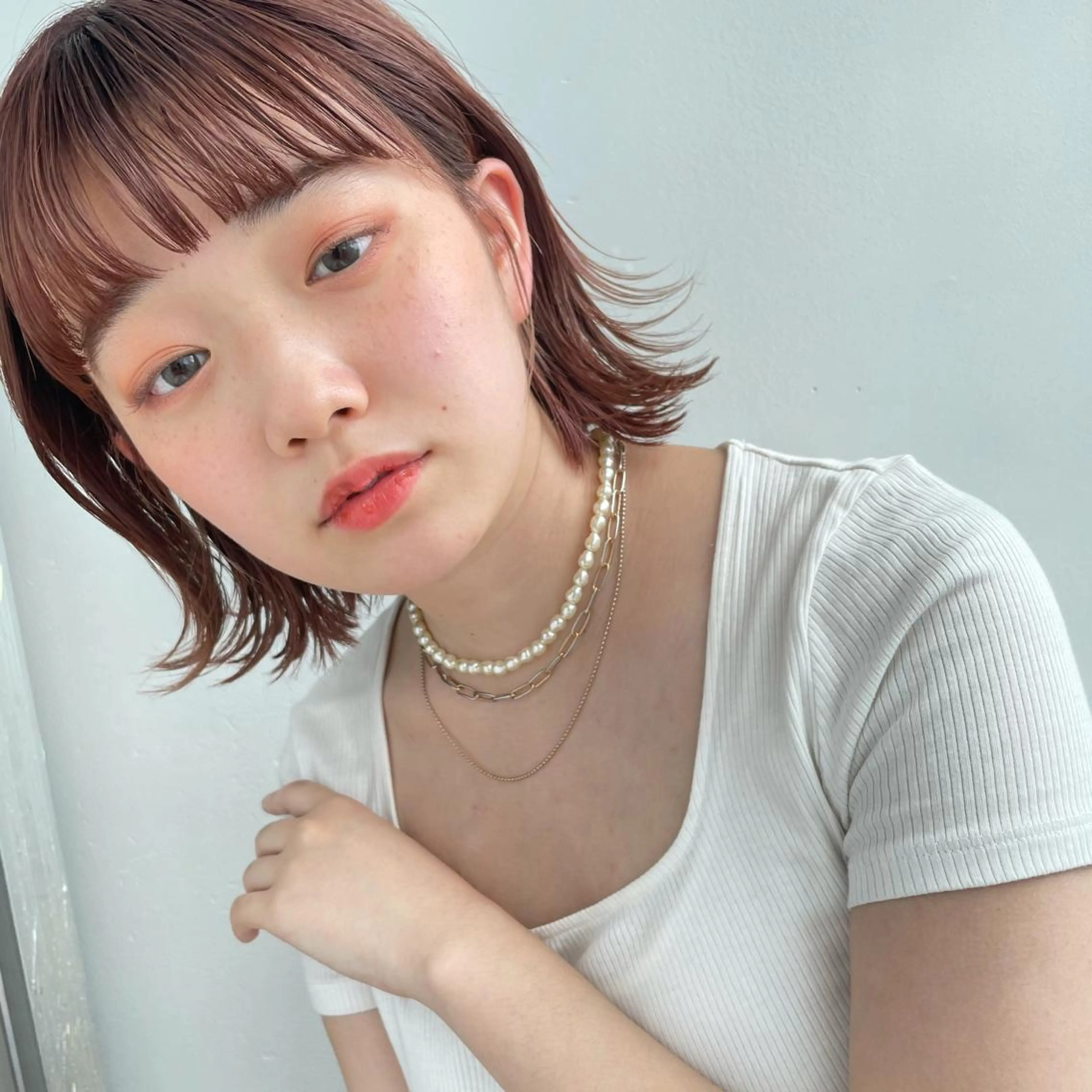 ミディアム 【柔らか透明感✨/ 似合せ前髪】大石葉月のヘアスタイル