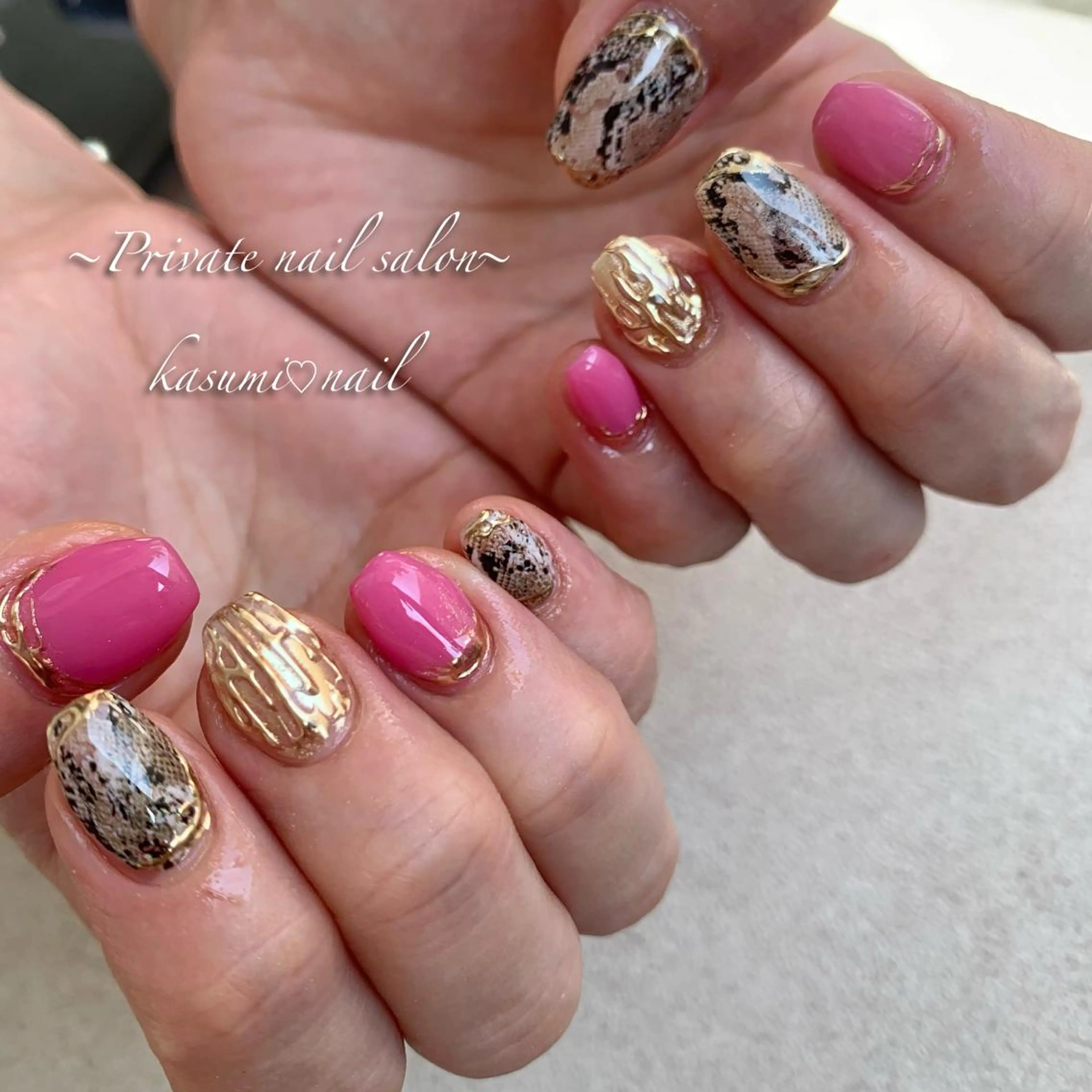 ネイル アートネイル ラメ(グリッター) マグネットネイル ミラーネイル ニュアンスネイル KASUMI♡ Nailのネイルデザイン