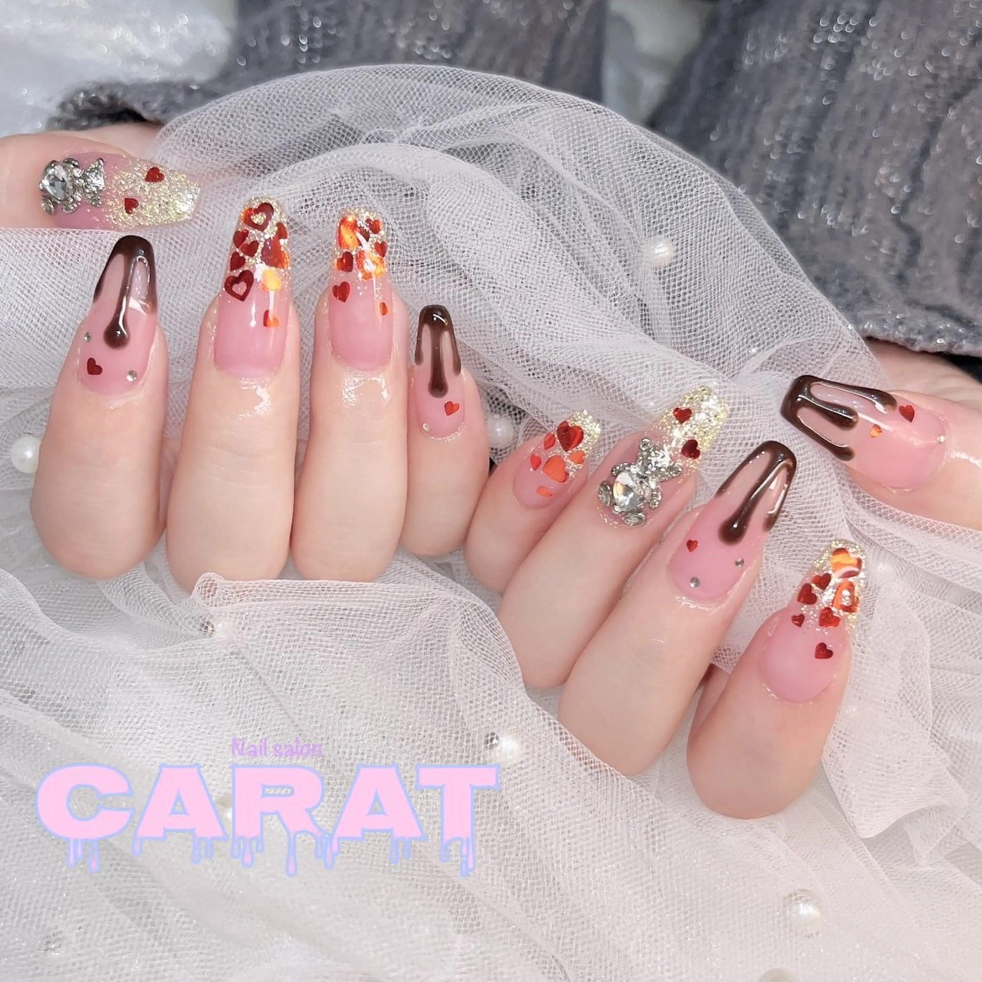 ネイル ハンドネイル CARAT/ Rinaのネイルデザイン