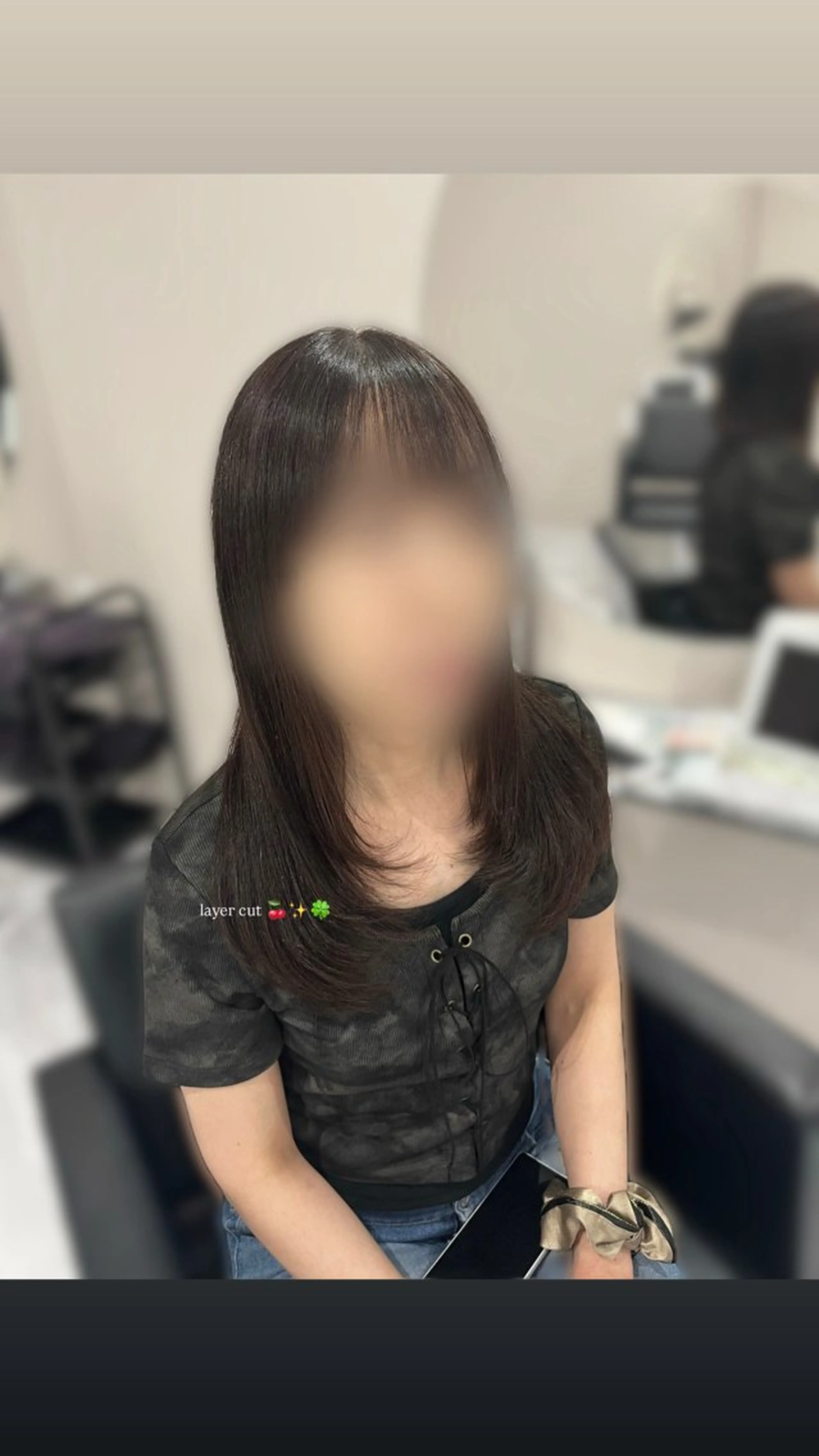 【 営業後 】 カット➕さらさらトリートメント🍀🍒✩の写真