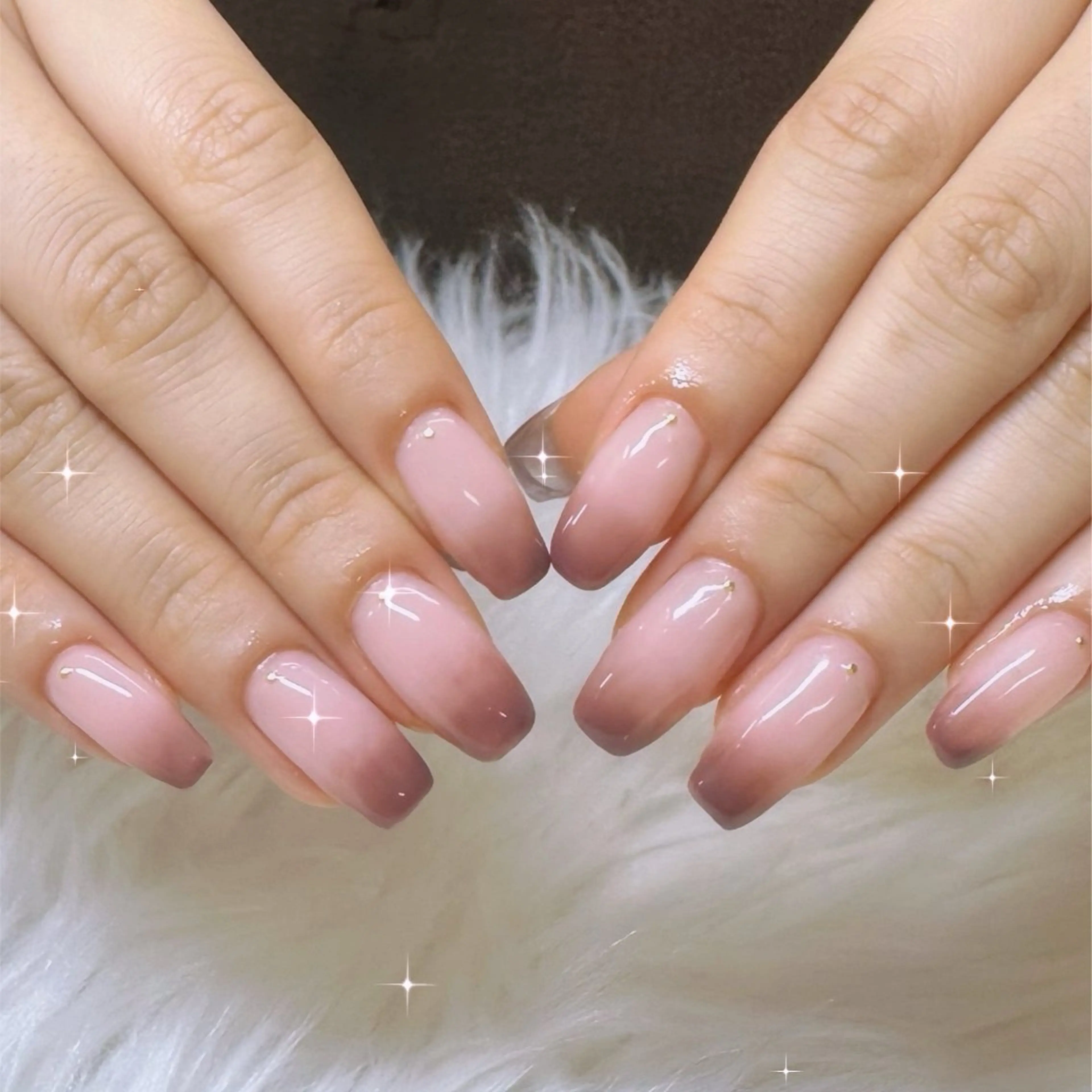 ⭕️ジェルオフ込み　🍇ワンカラーorグラデーションの写真