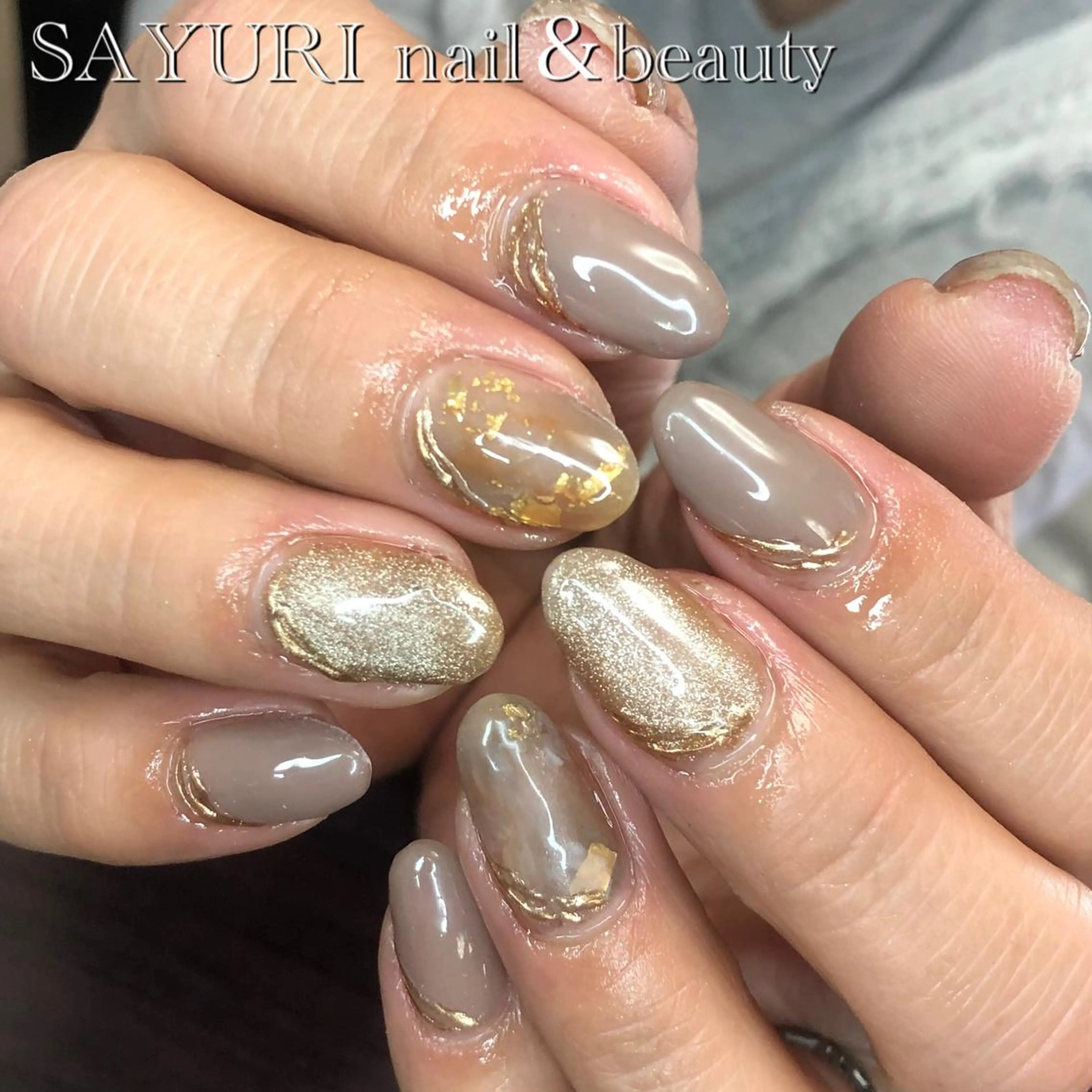 ネイル ニュアンスネイル ハンドネイル さゆりネイル&ビューティーサロン所属・古屋 早友里のネイルデザイン