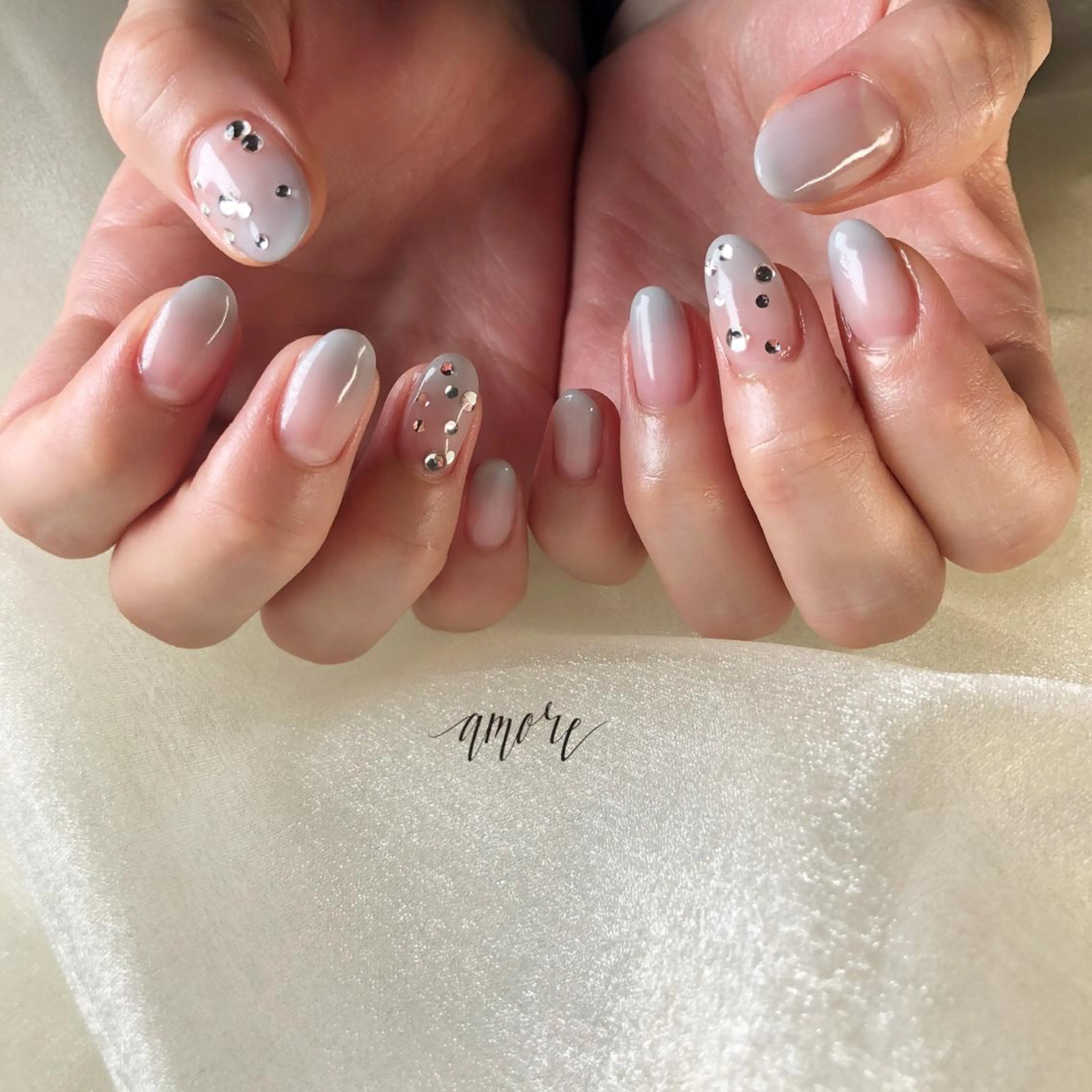 ネイル ジェルネイル グラデーション 氷ネイル・うるうるネイル マグネットネイル マットネイル You kyehwaのネイルデザイン