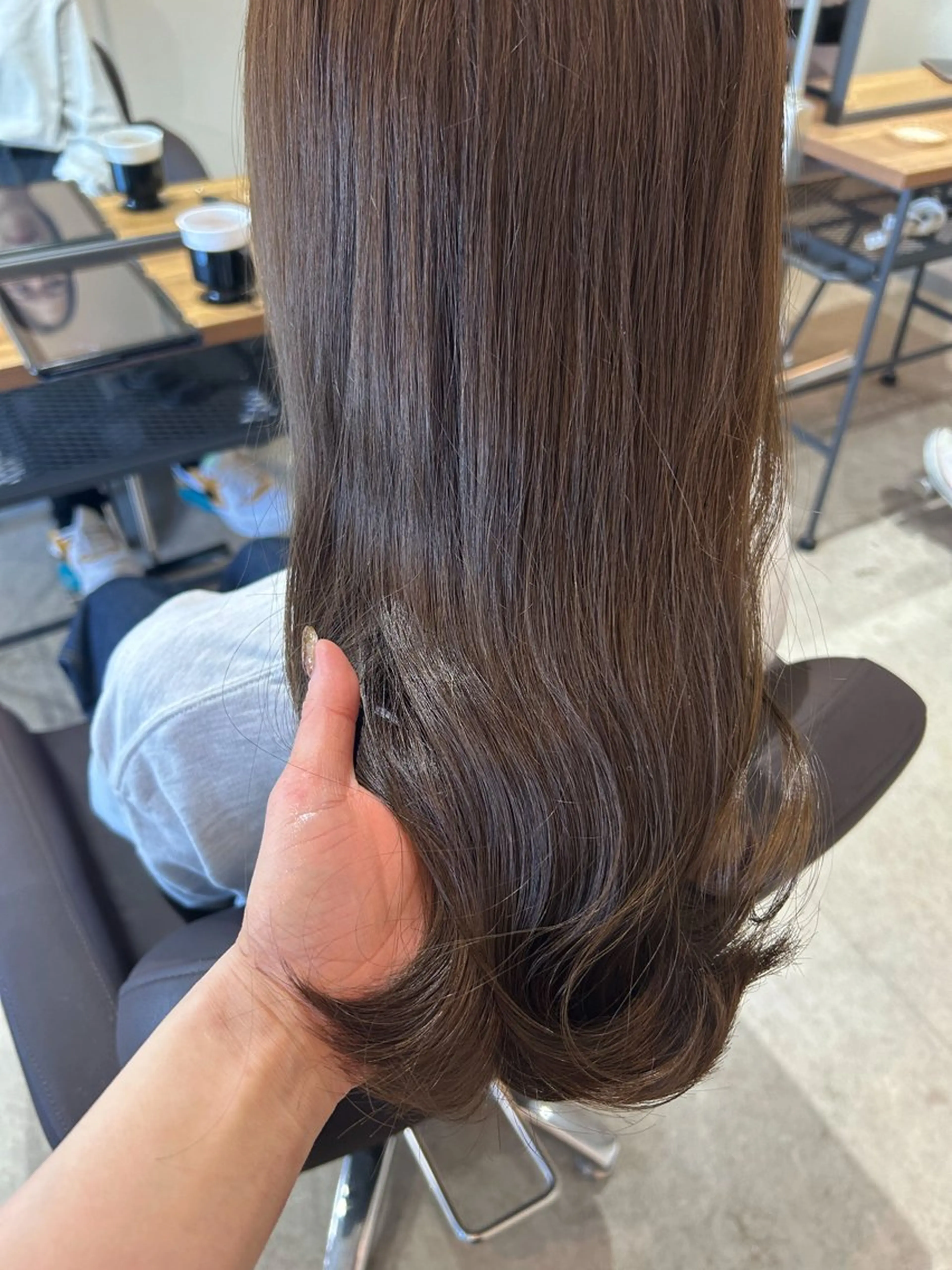 セミロング カラー miri.. 久留米のヘアスタイル