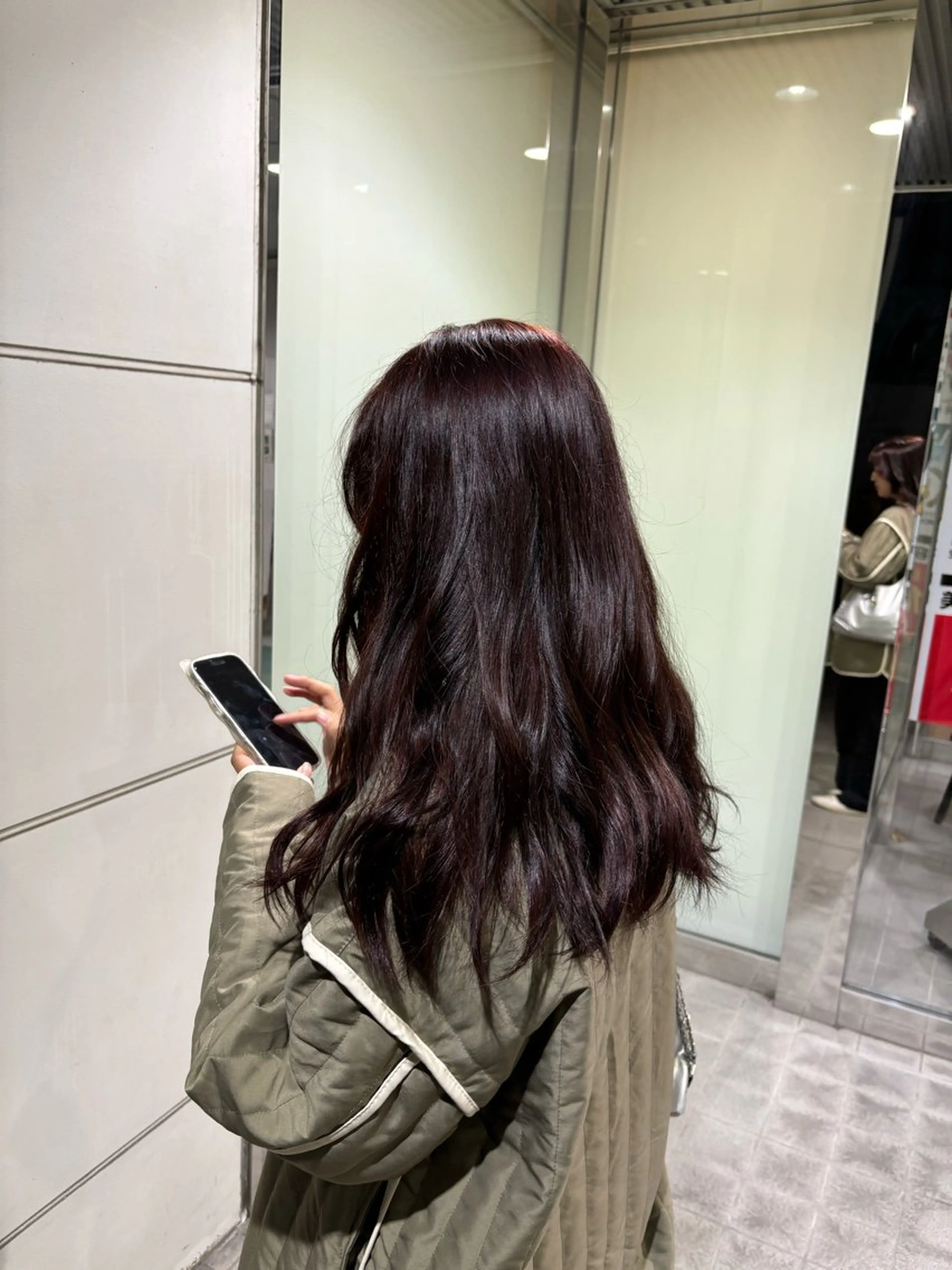 ロング ヘアカラー 似合わせ 暖色 カラー🫧MIU☆のヘアスタイル