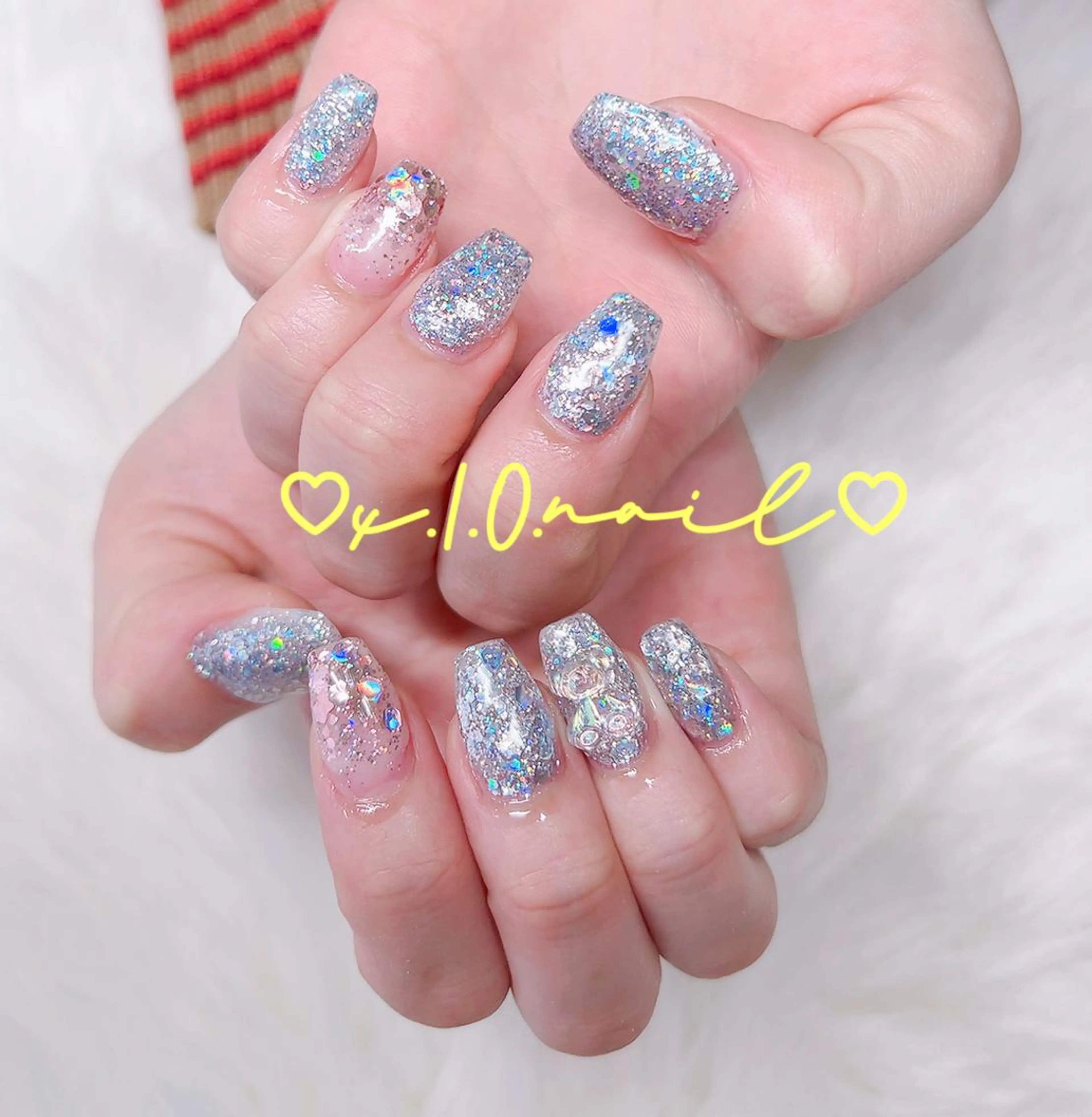 ネイル アニマル柄 アートネイル ニュアンスネイル ネイルチップ ハンドネイル x.1.0.nail ♡Cのネイルデザイン