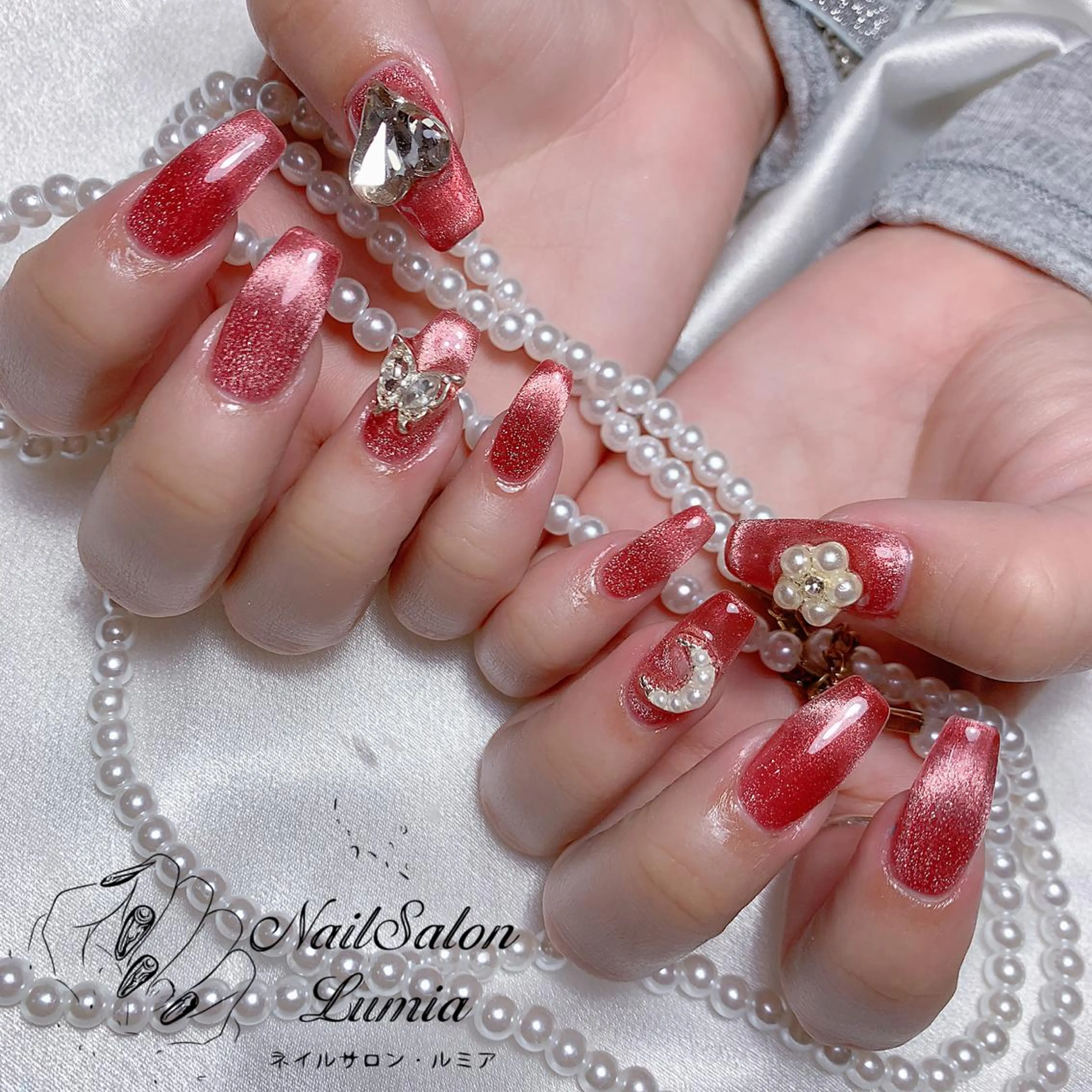 ネイル ハンドネイル ネイルサロン ルミア Lumia 店長のネイルデザイン