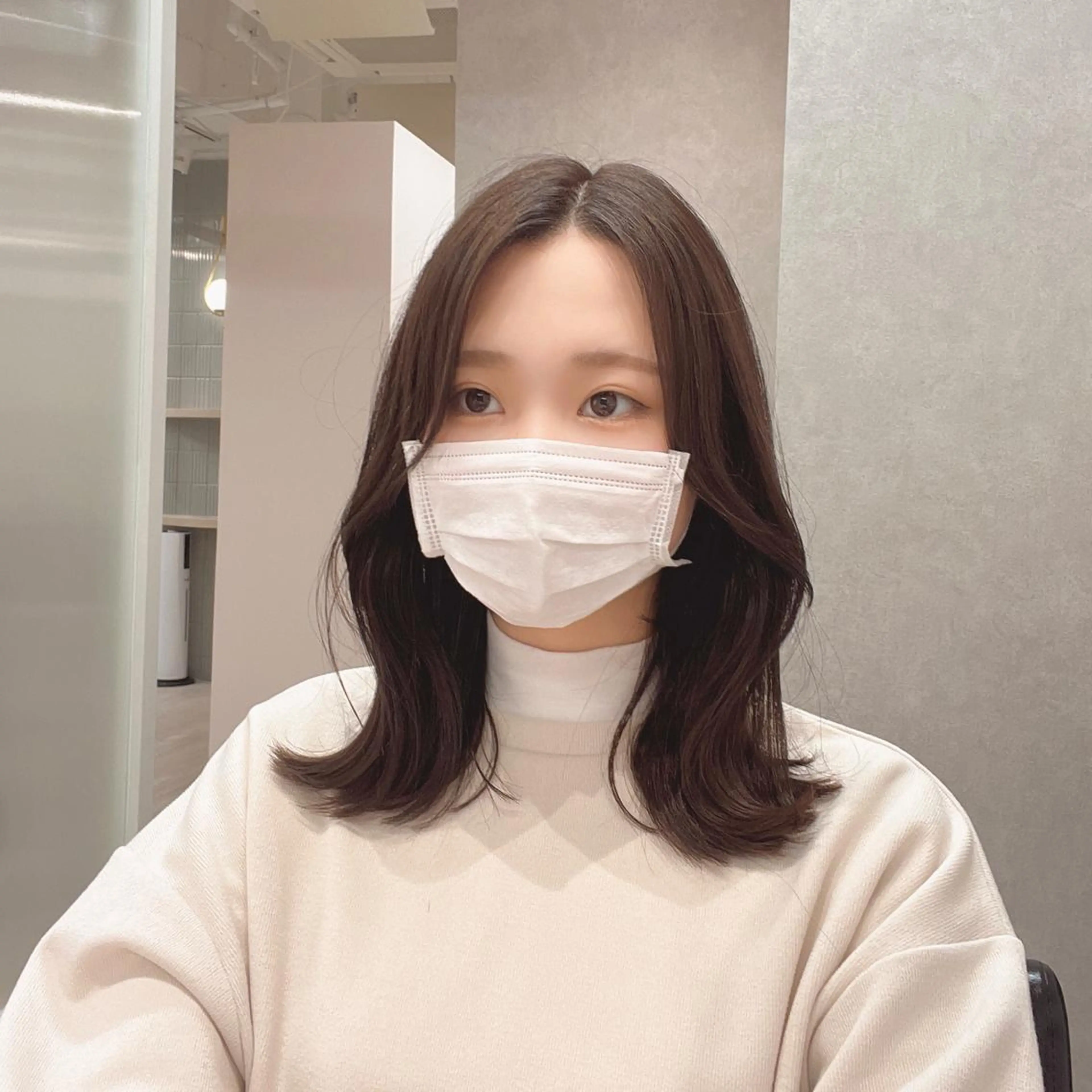 ミディアム カラー 髪質改善 ヒデのヘアスタイル